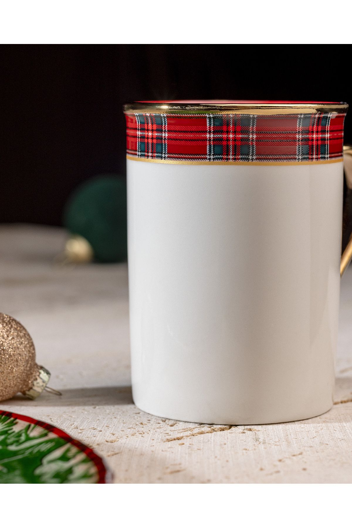 Madame Coco-Reve Terra Mug - White/Red - 280 ml 3