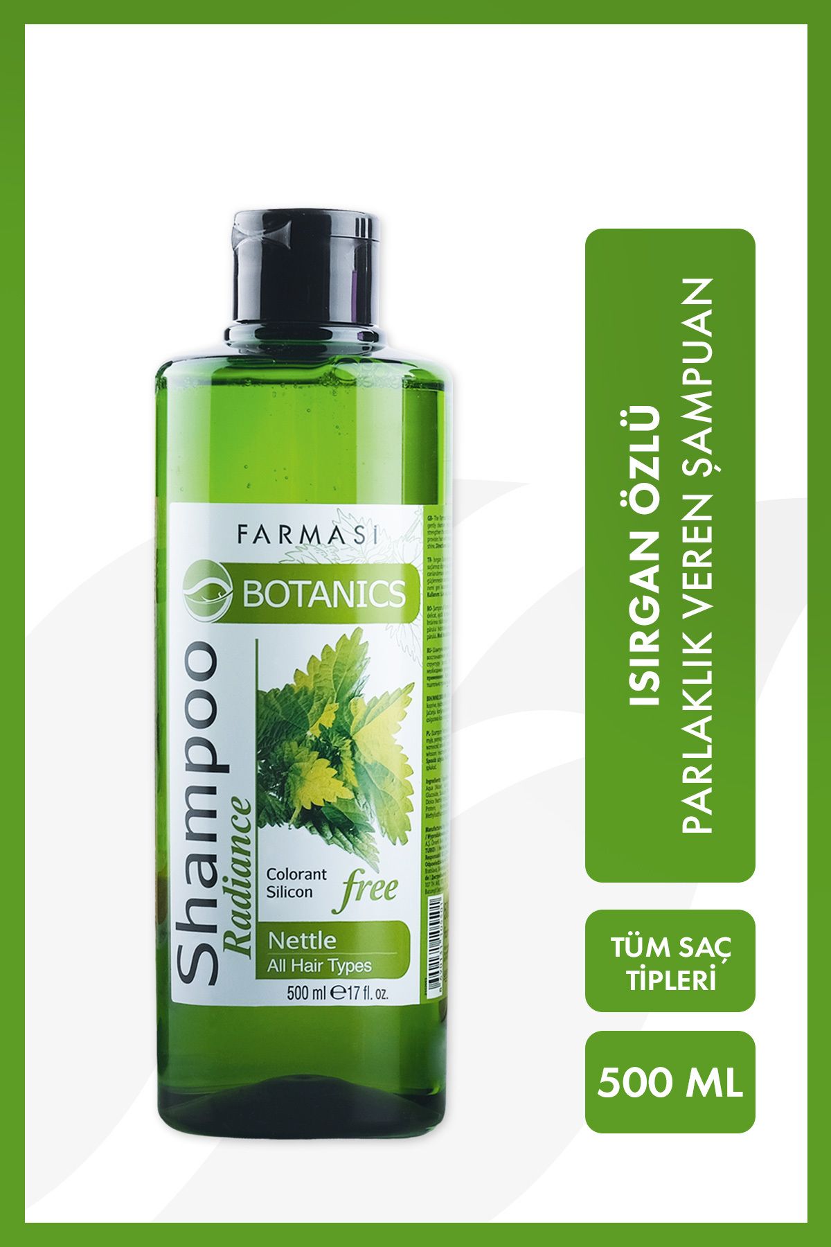 Farmasi Botanics Isırgan Özlü Parlaklık Veren Şampuan 500 ml-1