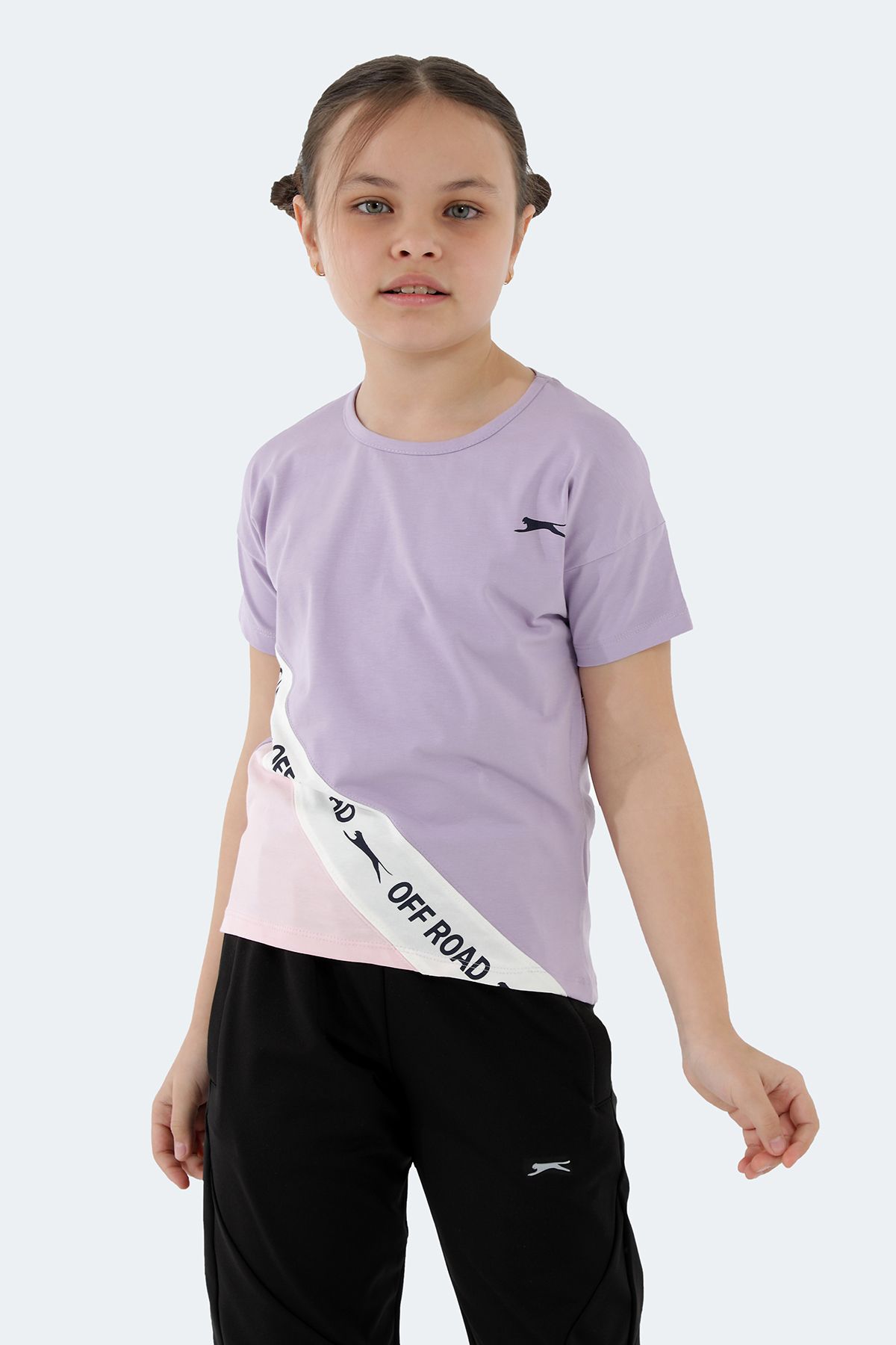 Slazenger-Lilac Pına Girl's T-Shirt 3