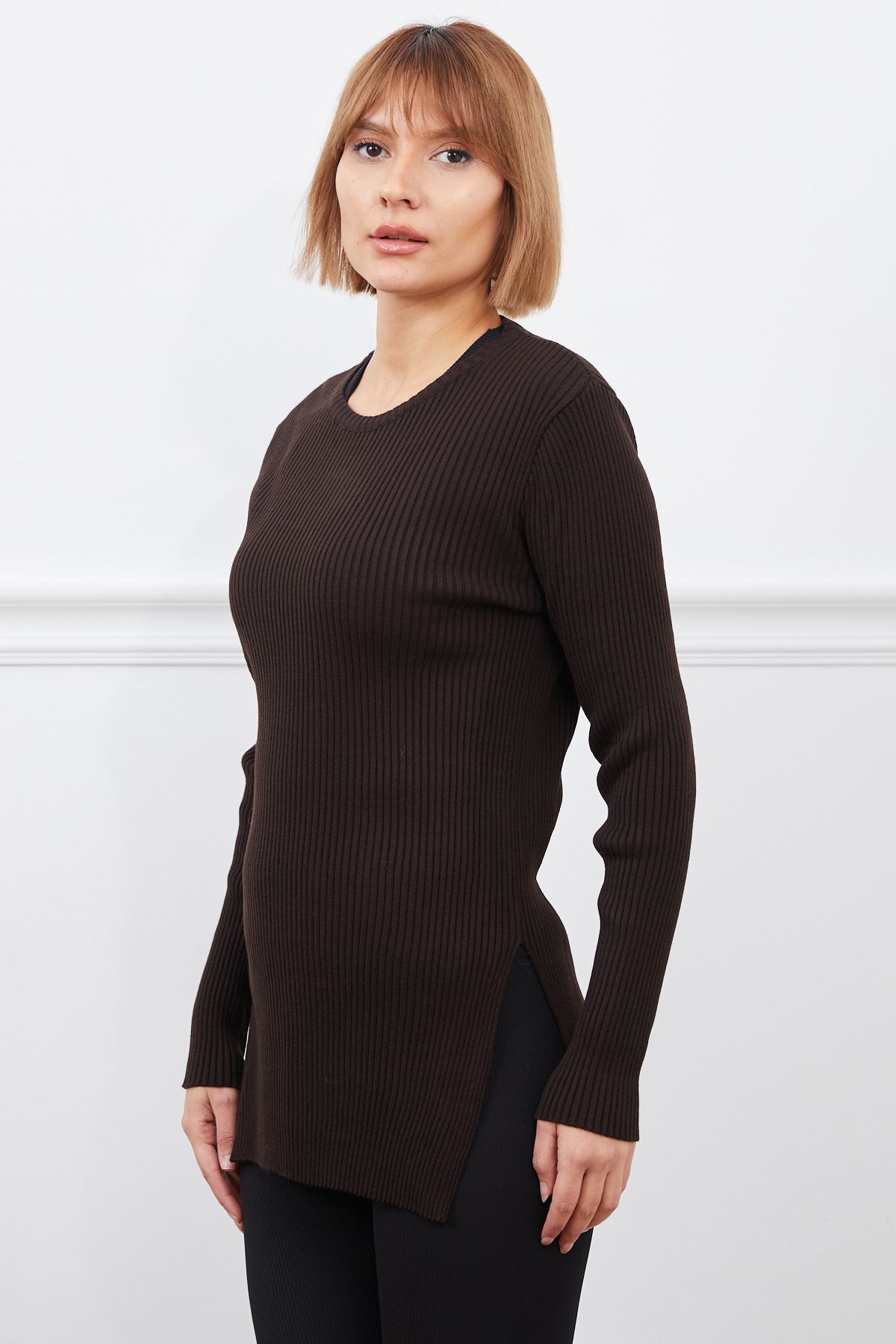 DPARİS-Ribbed Knitwear Sweater 5