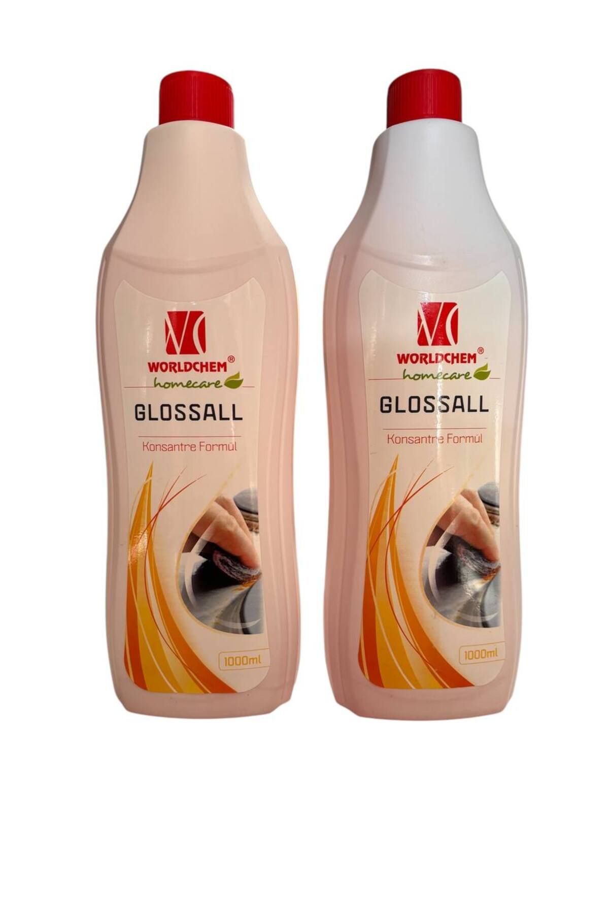 Worldchem Glossal konsantre Helal Sertifikalı Yağ Çözücü Konsantre 1000 ml*2li set