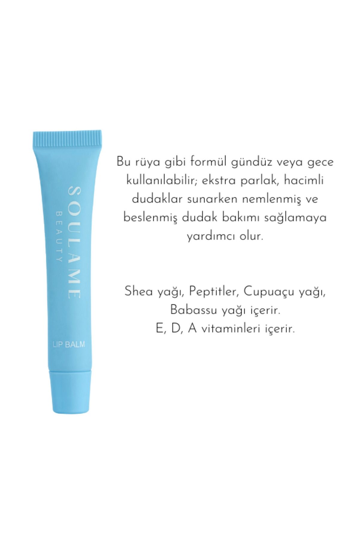 SouLame Beauty 2 Al 1 Öde '' Unscented '' Lip Balm - Ekstra Parlak Aromasız Dudak Parlatıcısı-2