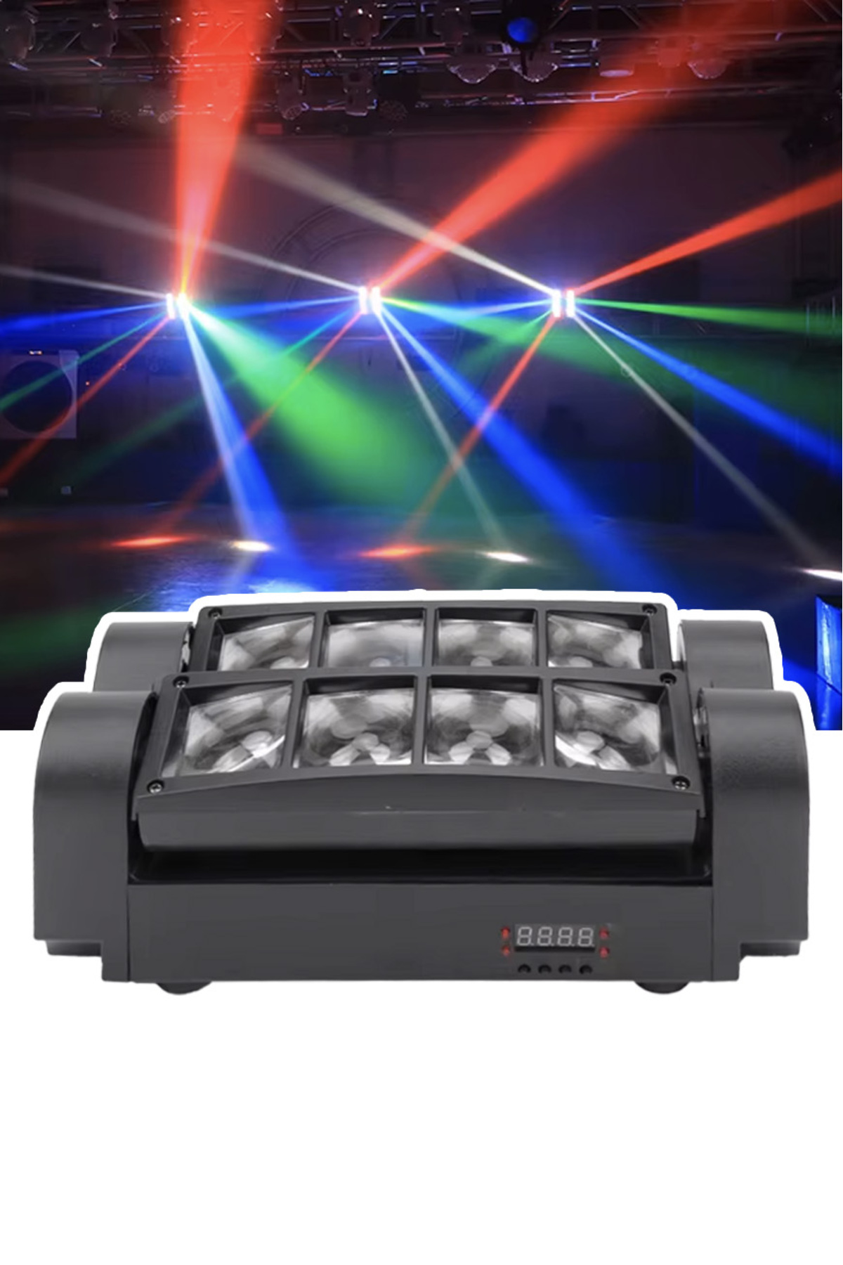 Quenlite QX-150 Led Spider Beam DMX512 Moving Head Light Robot