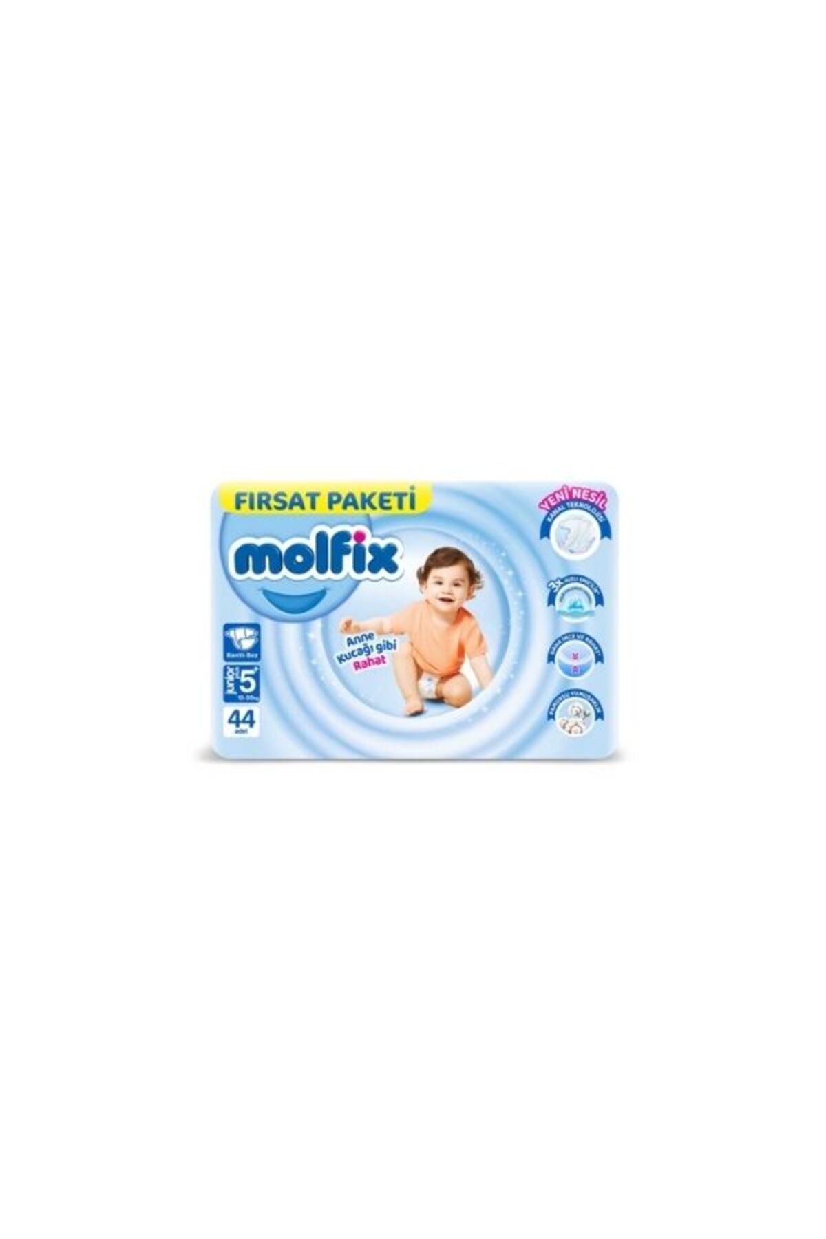 Molfix 3D Fırsat Paketi Junior Plus (5+ Beden) 13-20 kg 44 adet