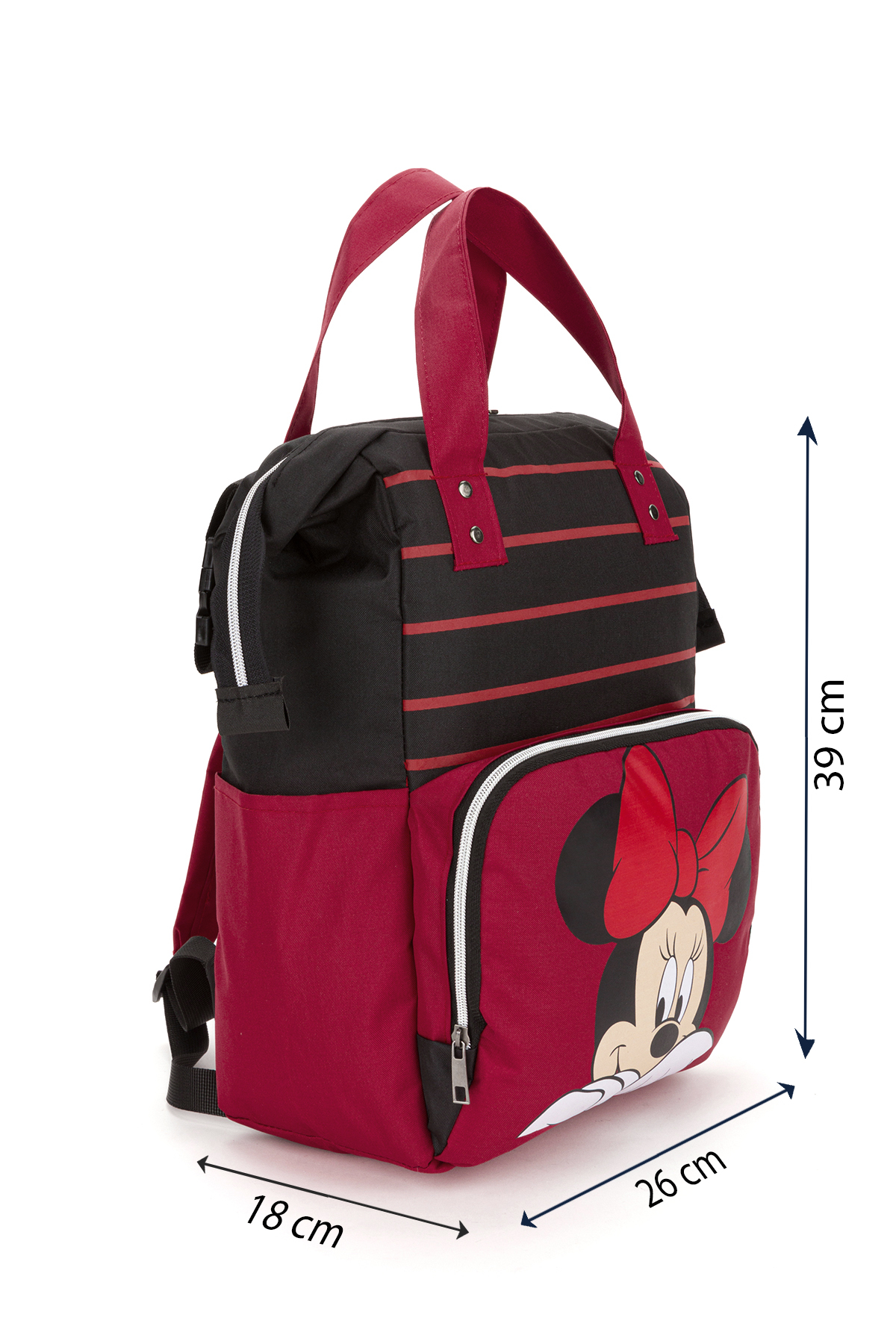 Lui Baby Anne Bebek Bakım Sırt Çantası Termal Biberonluk Bebek Arabası Askı Aparatı Hediye Minnie Mouse fotoğrafı 2 (önizleme)