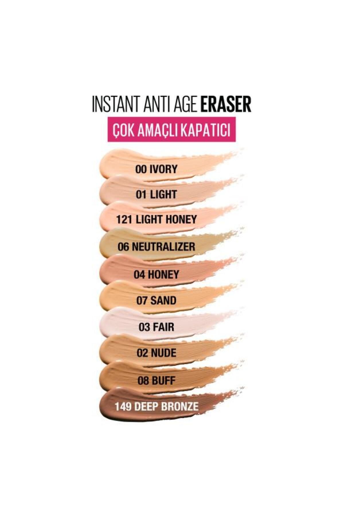 Maybelline New York Kapatıcı - Instant Age Eraser Concealer 07 Sand 3600531465247-3