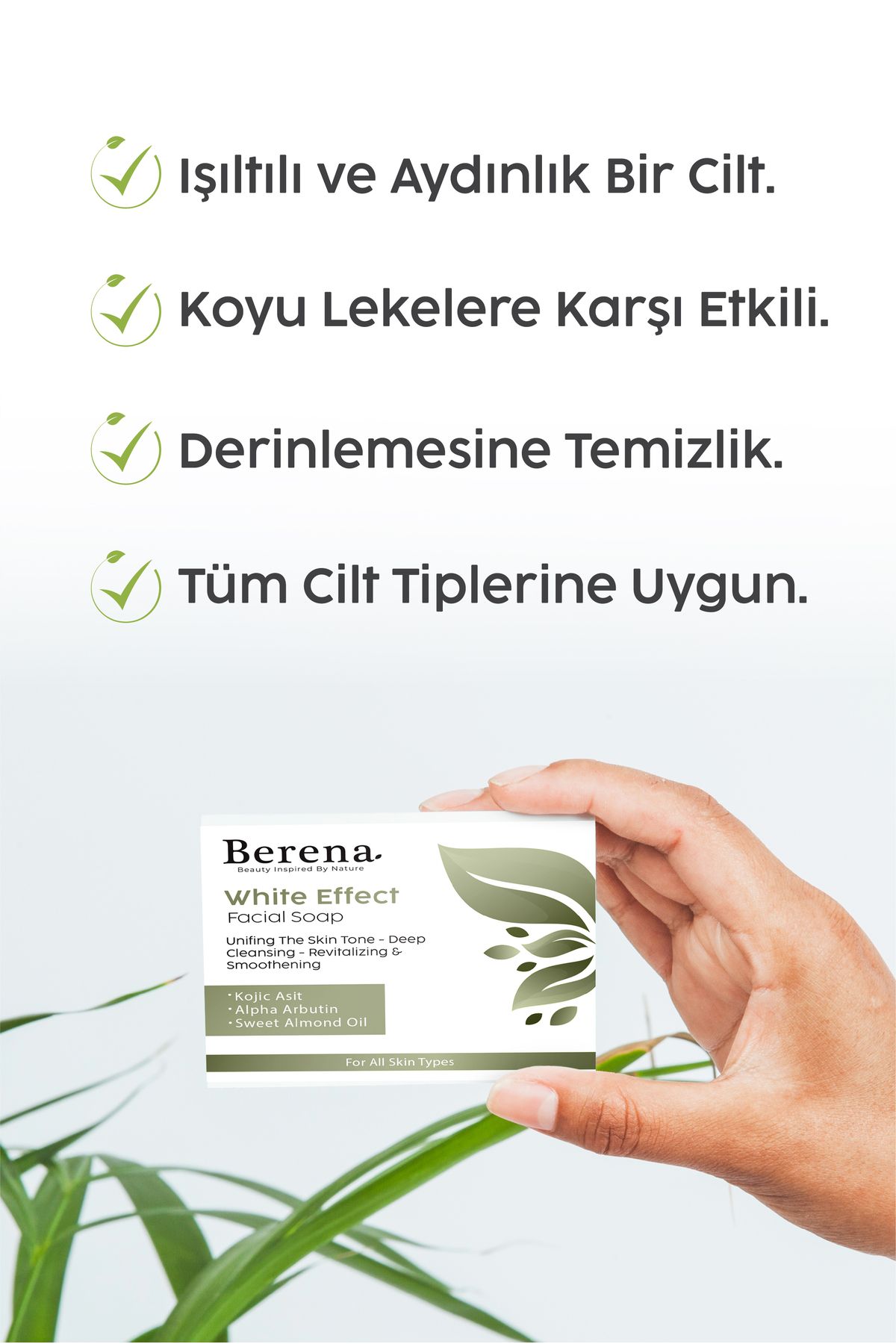 BERENA-صابون تبييض - مطابقة اللون، يضيء البقع الداكنة ويحسن المظهر 5