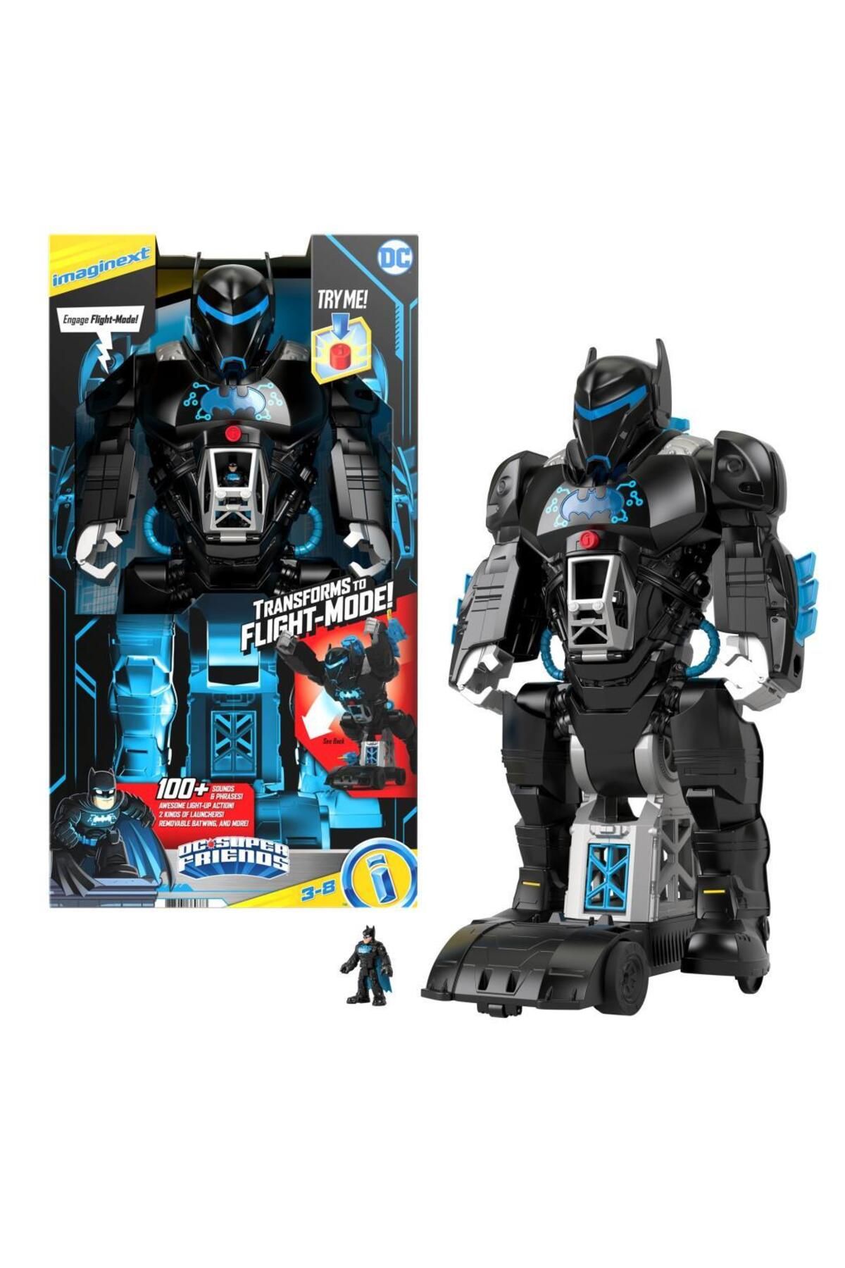 Dc Super Friends Bat-tech Batbot Oyun Seti Gwt23 - 3