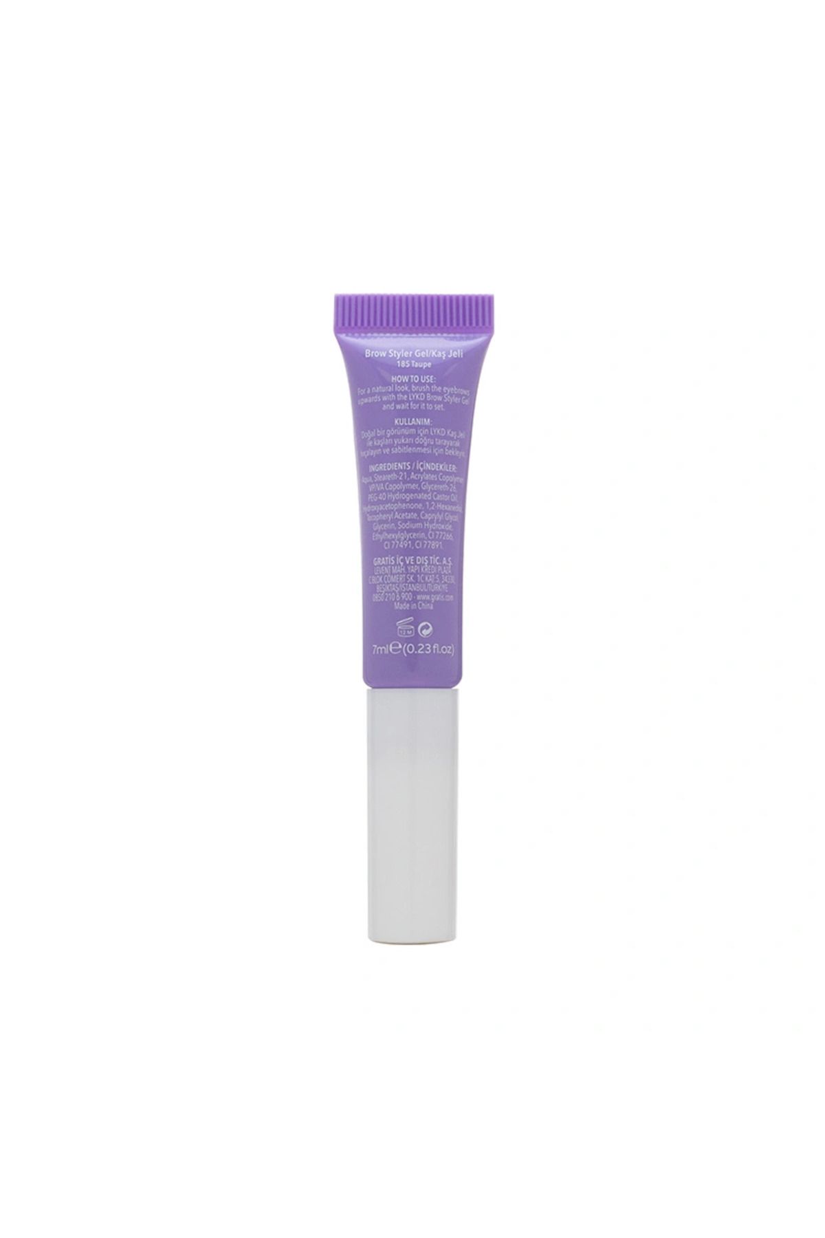 lykd-185 Taupe Eyebrow Gel - 7 ml 3