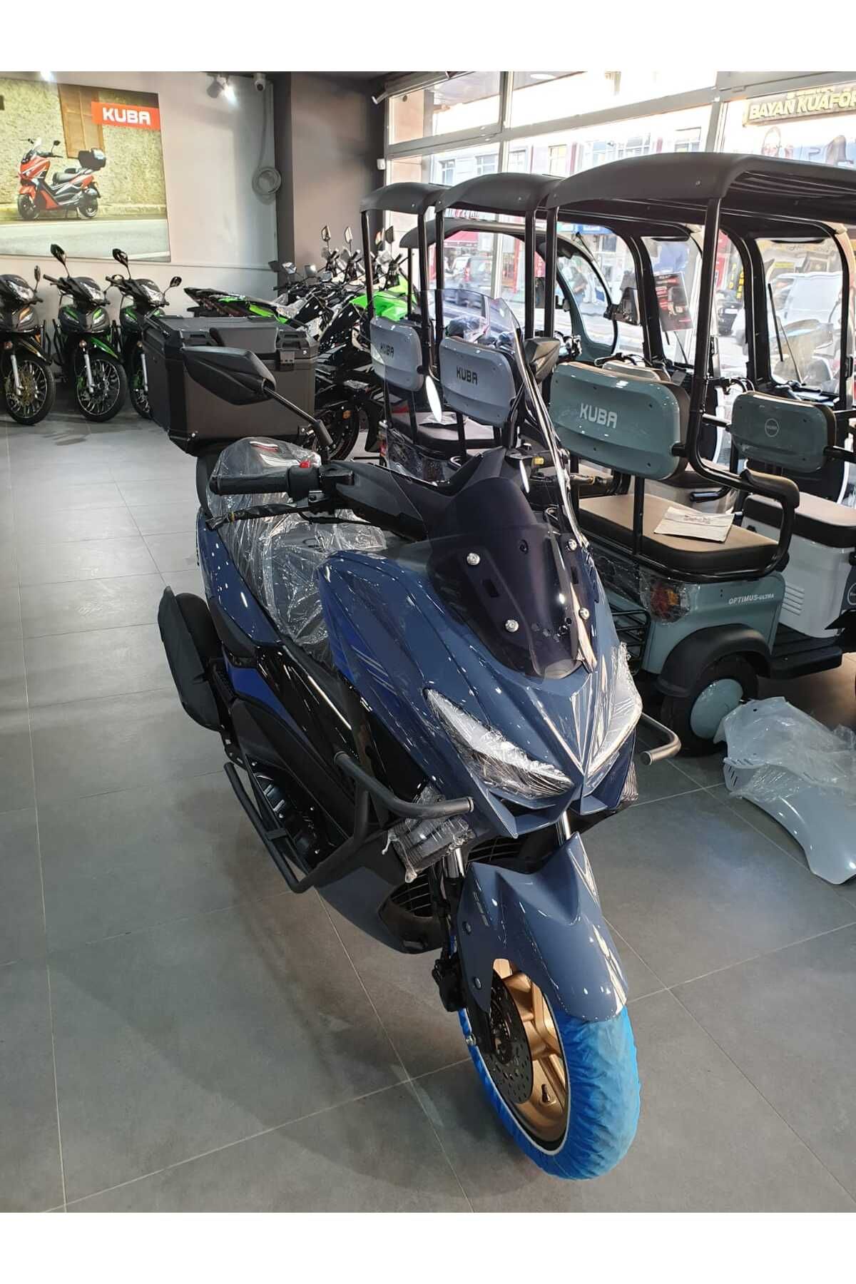 Küba Newcity 125 Siperlik Ön Cam 2023-2025 Model 75cm Füme Renkli 4mm UZUN CAM