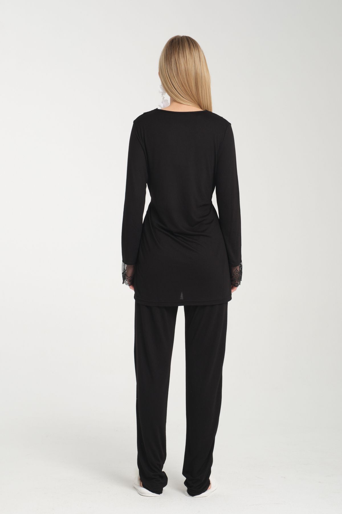 effort-Luxury Maternity and Maternity Pajamas and Dressing Gown Set 7