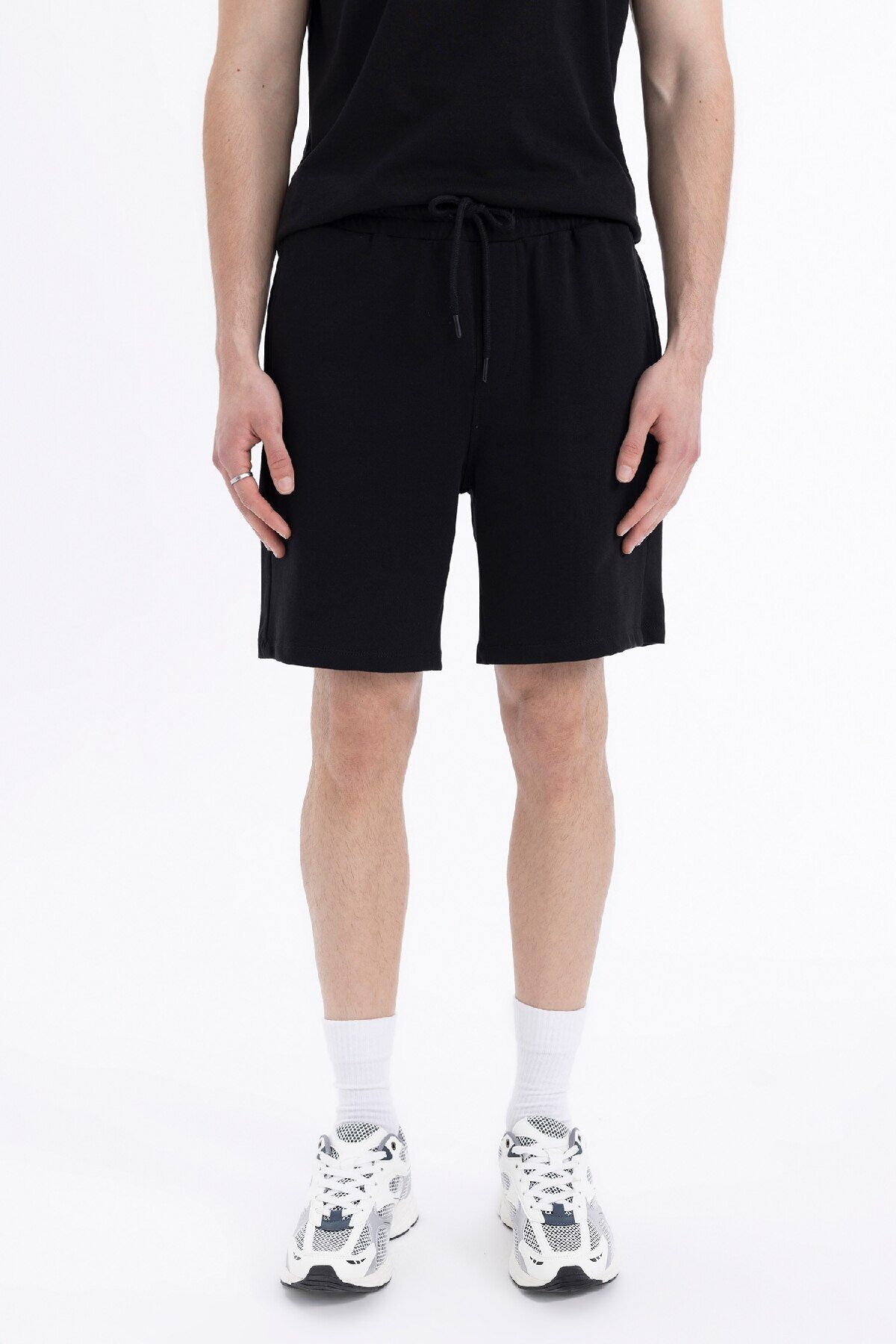 DeFacto-Regular Fit Basic Shorts X3727Az24Sm 4