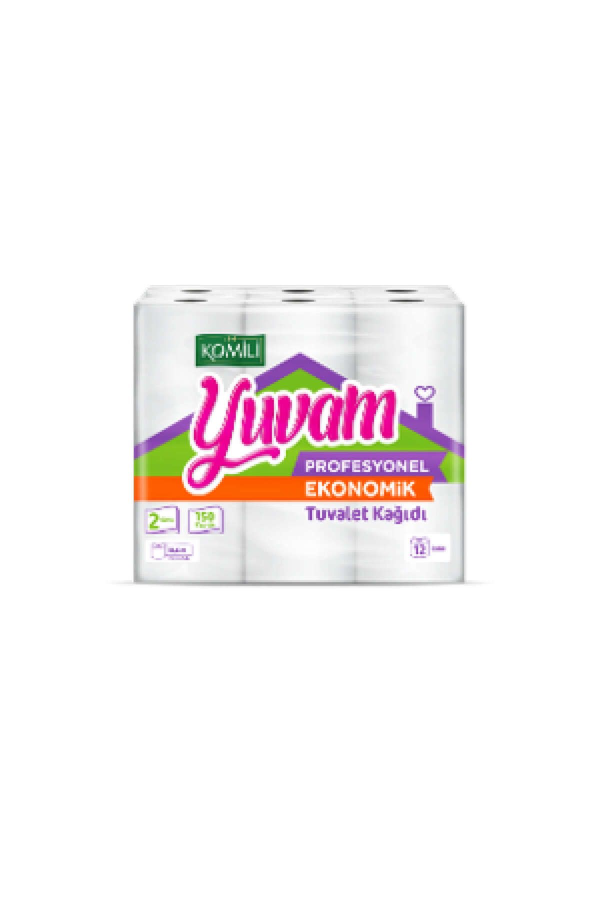 Komili Yuvam Prf Tuvalet Kâğıdı Evtipi Eko 17 Gr 150Y (12*4 Ad) 464122