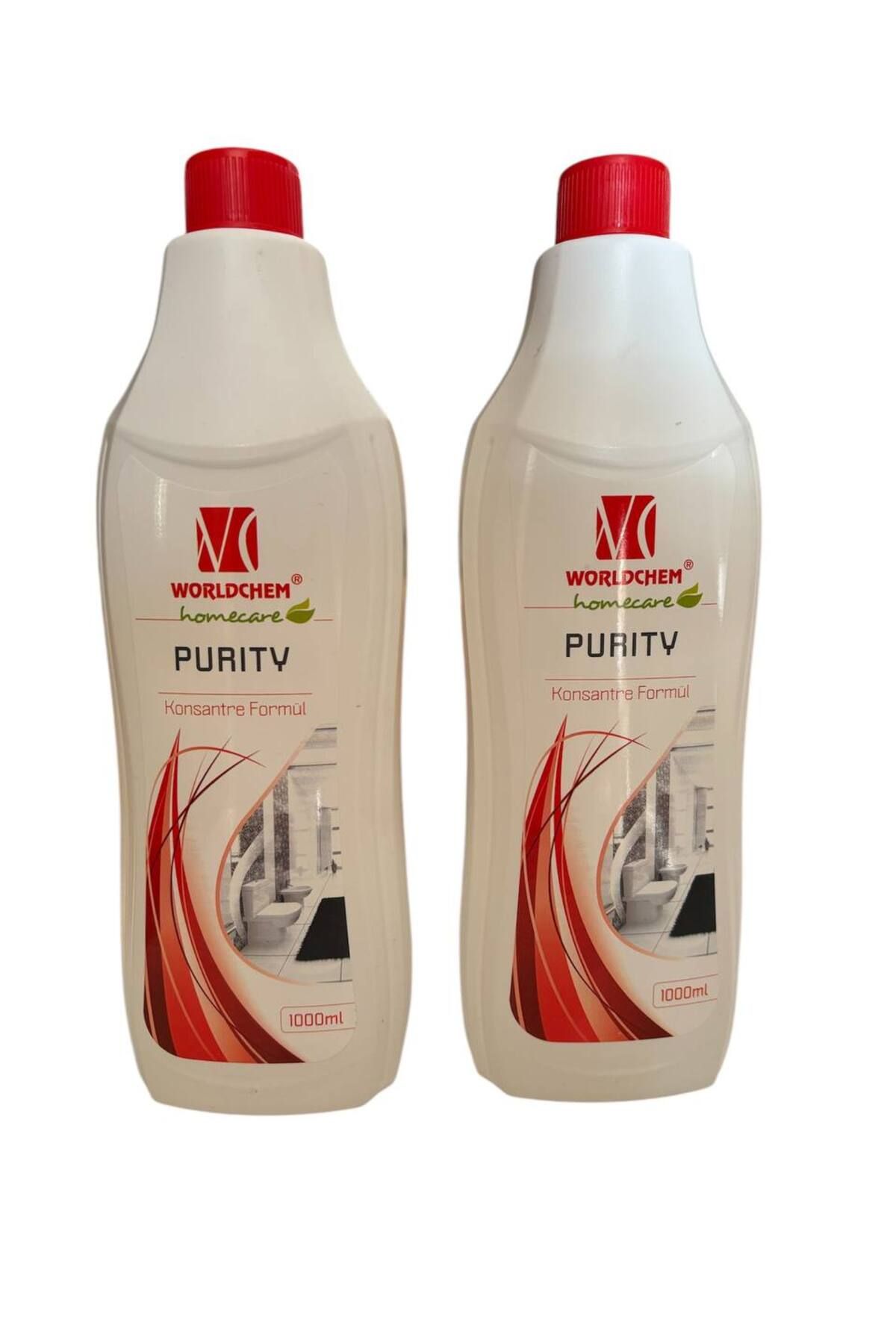 Worldchem Purity Bitkisel Banyo Tuvalet Temizleyici Çevre Dostu Vegan 1000 ml 2li Set