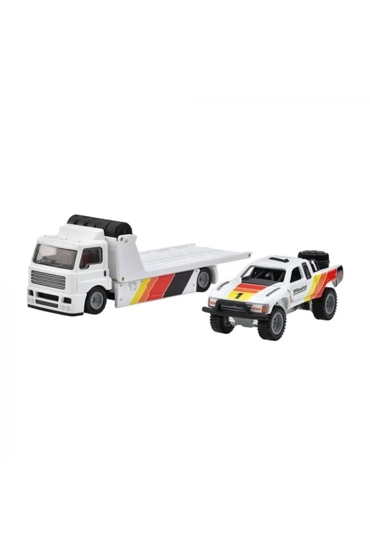 SYNOPE Çocuk Hot Wheels Premium Team Transport Toyota Off-Road Truck HRV39