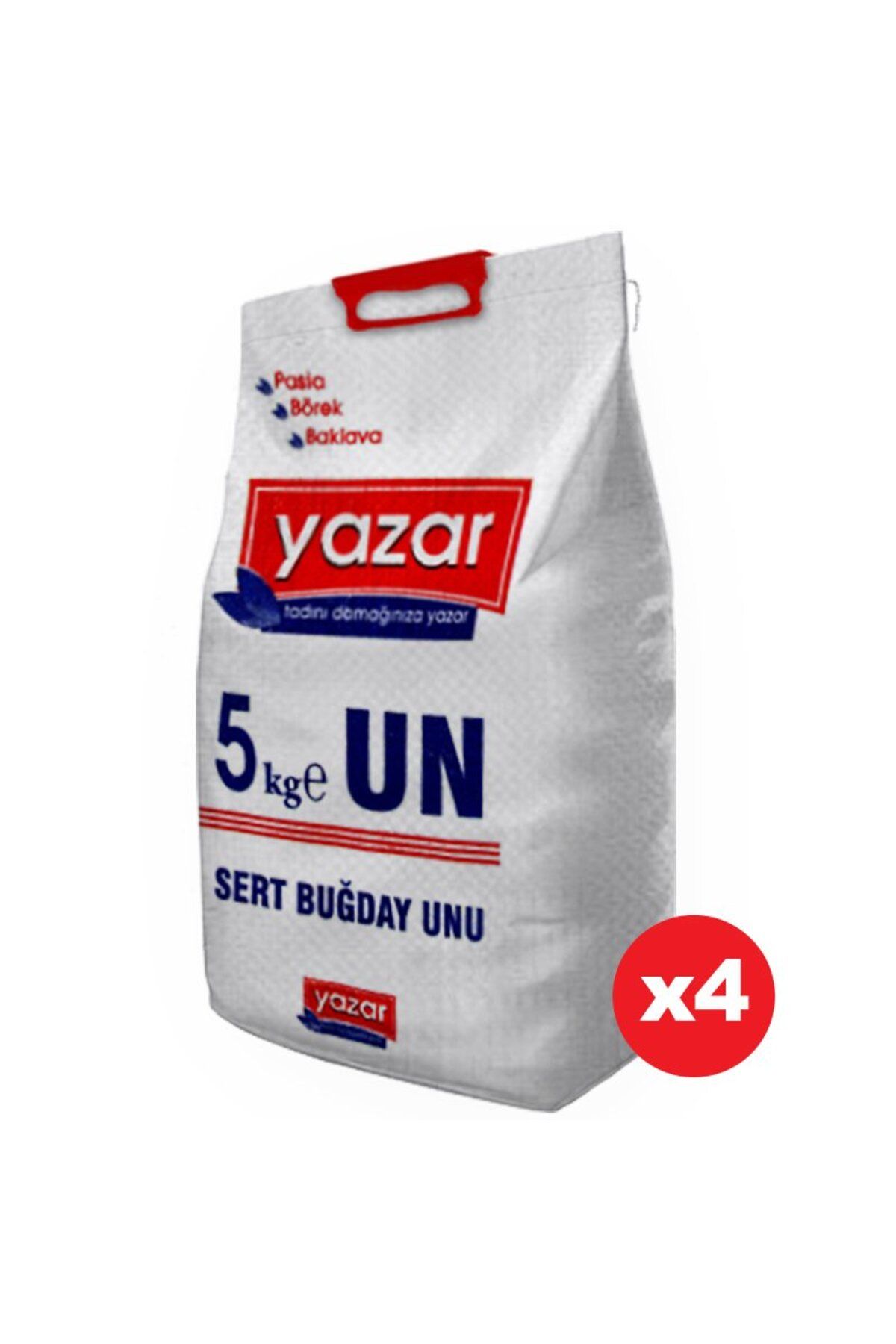 YAZAR Yufkalık - Bazlamalık Un 5 Kg x 4 Adet