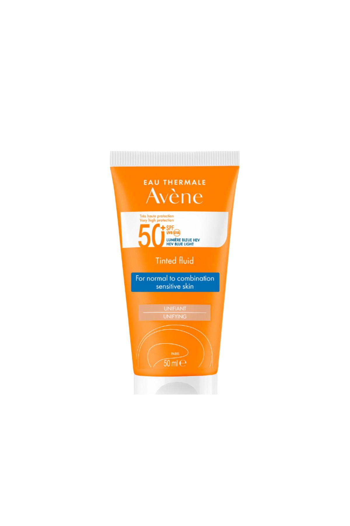 کرم ضد آفتاب Avene Fluide Tinted Spf50 50 میلی لیتر