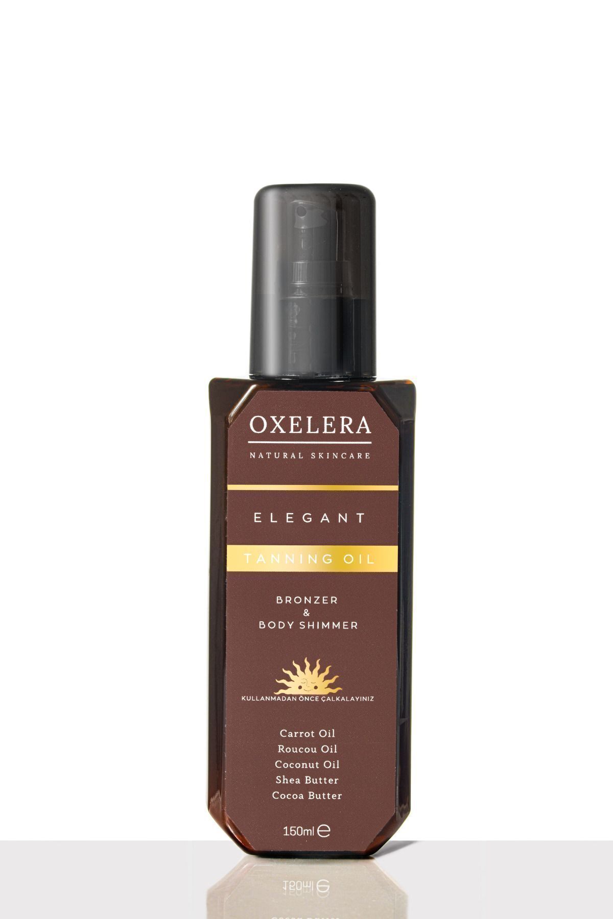 Oxelera Elegant I lt l Bronzla t r c Ya Tanning Oil Bronzer Body Shimmer 150 ml Fiyat Yorumlar Trendyol