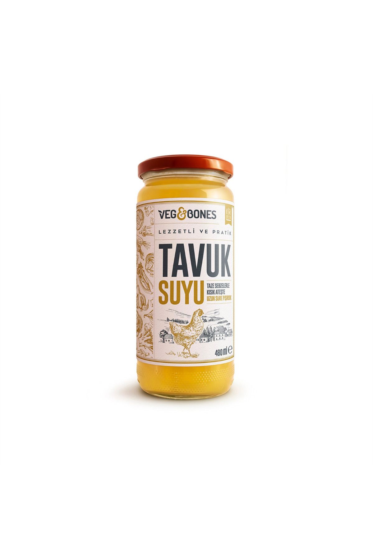 Genel Markalar Veg Bones Tavuk Suyu 480 ml