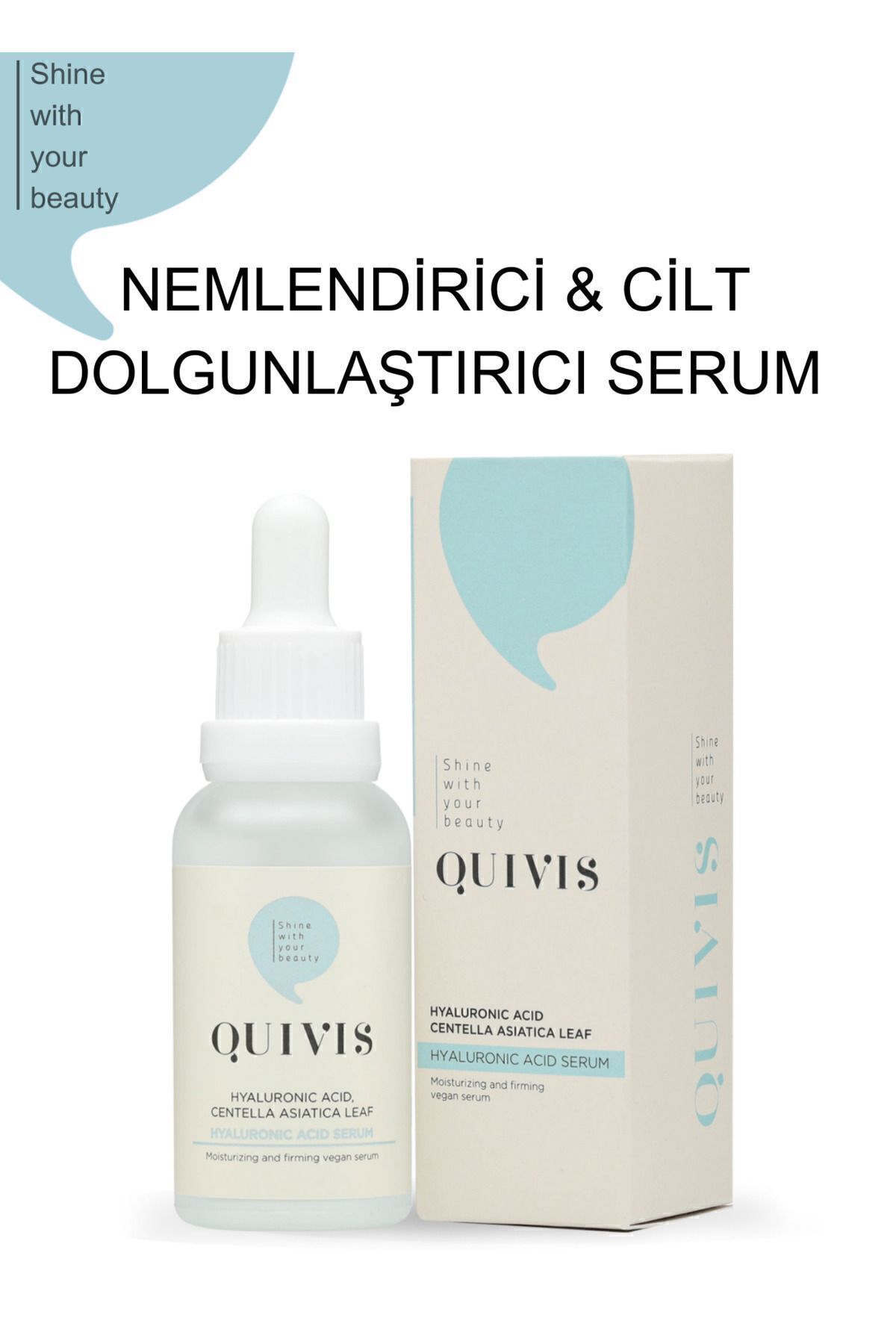 Quivis Yaşlanma Karşıtı Nemlendirici ve Cilt Dolgunlaştırıcı Bariyer Hyaluronik Serum 30 ml