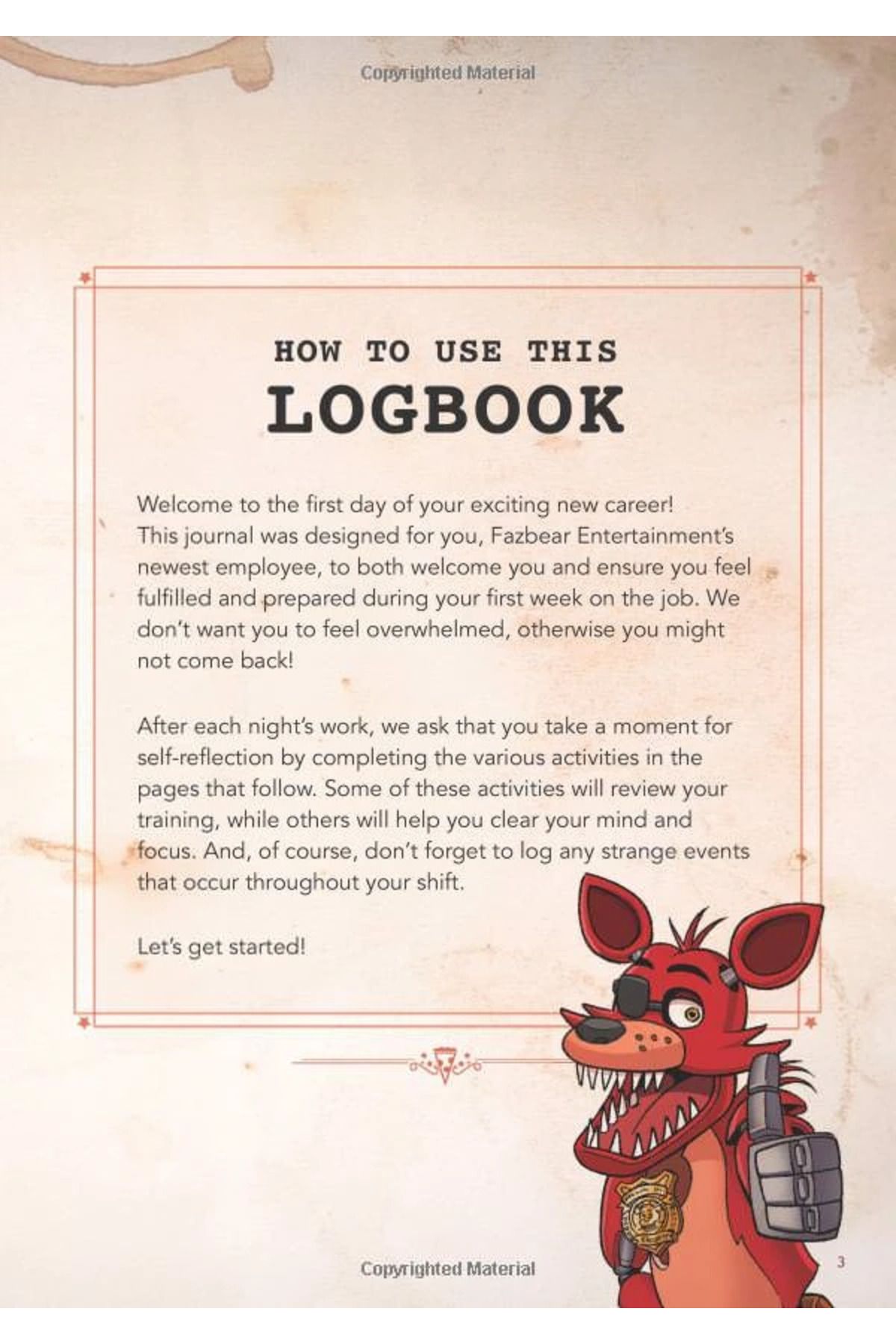 Sis Yayıncılık-Five Nights at Freddy's English Printed Survival Logbook - Hardcover 6