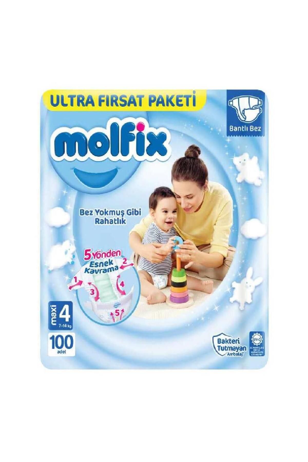 Molfix ULTRA FIRSAT 100'LU MAXI (7-14)