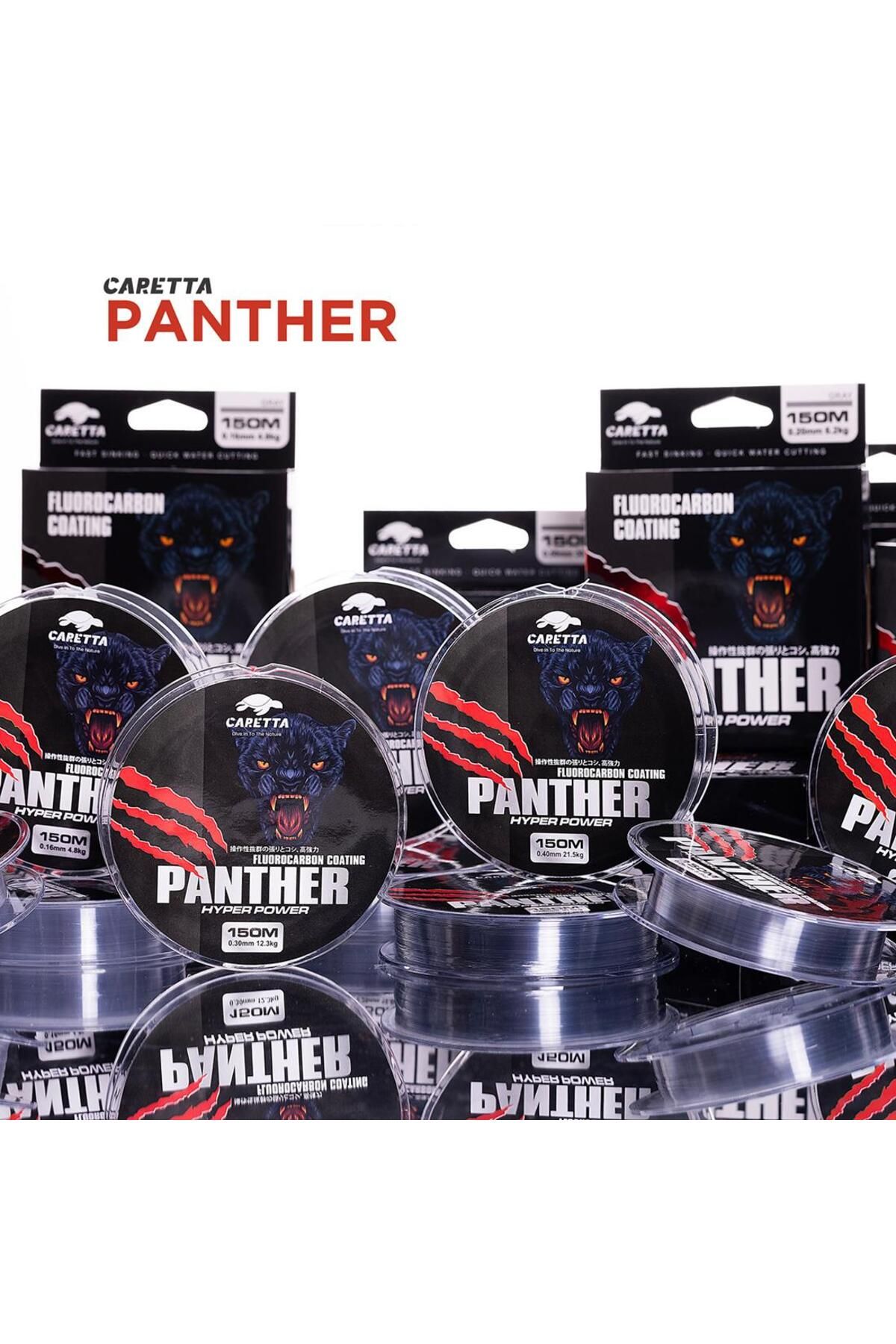 Caretta Panther 150mt Fluorocarbon Coating Misina