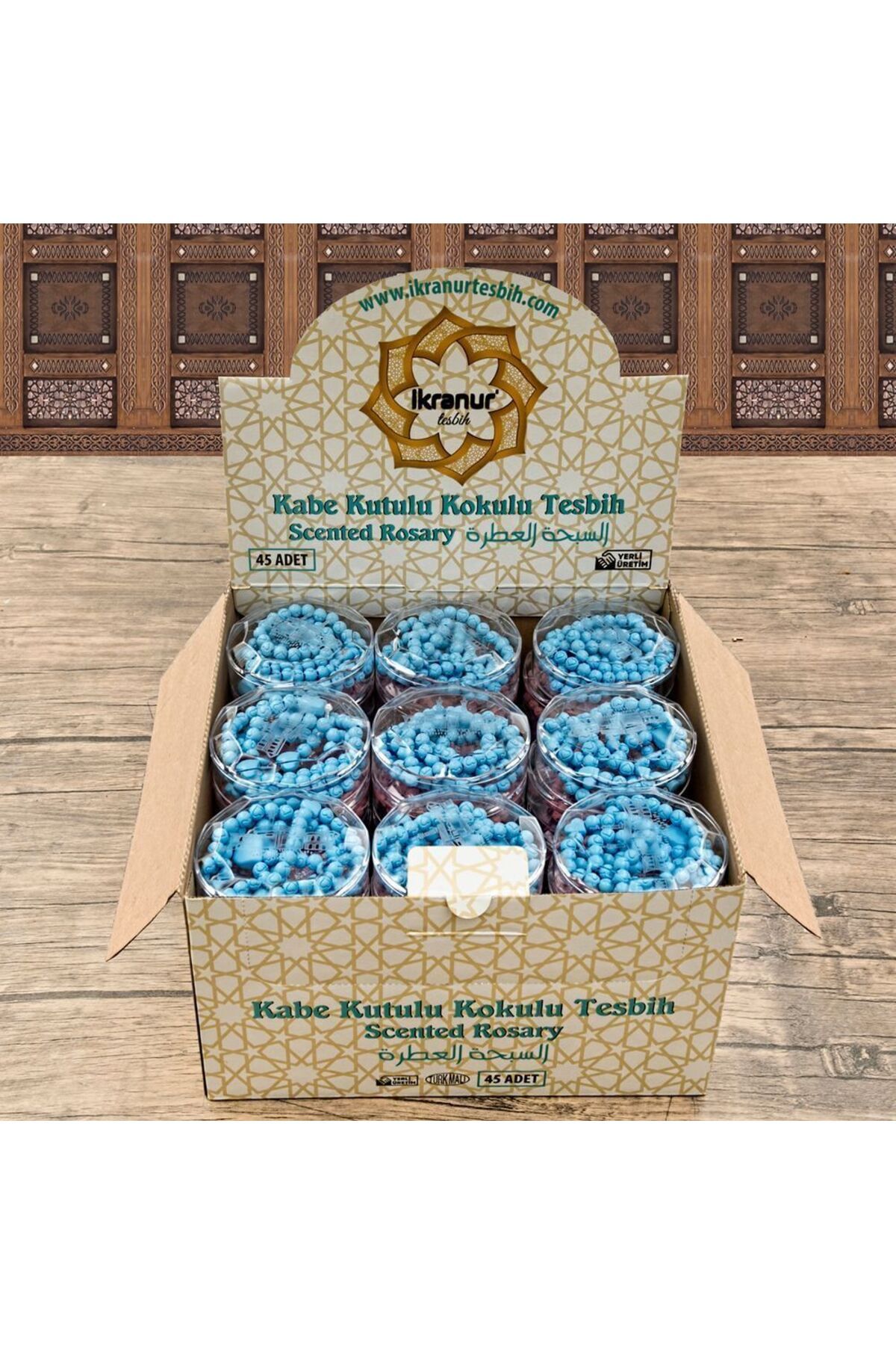 İkranur-Mărgele de rugăciune parfumate Kaaba Pachet cutie 45 buc 4