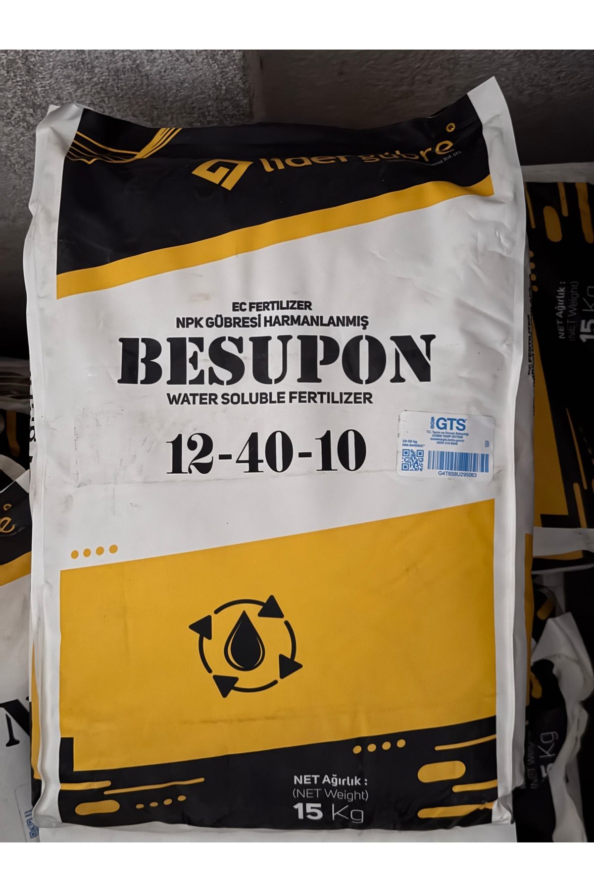 Lider Gübre BESUPON 12-40-10 ÇİÇEKLENDİRİCİ KLORSUZ 15 KG