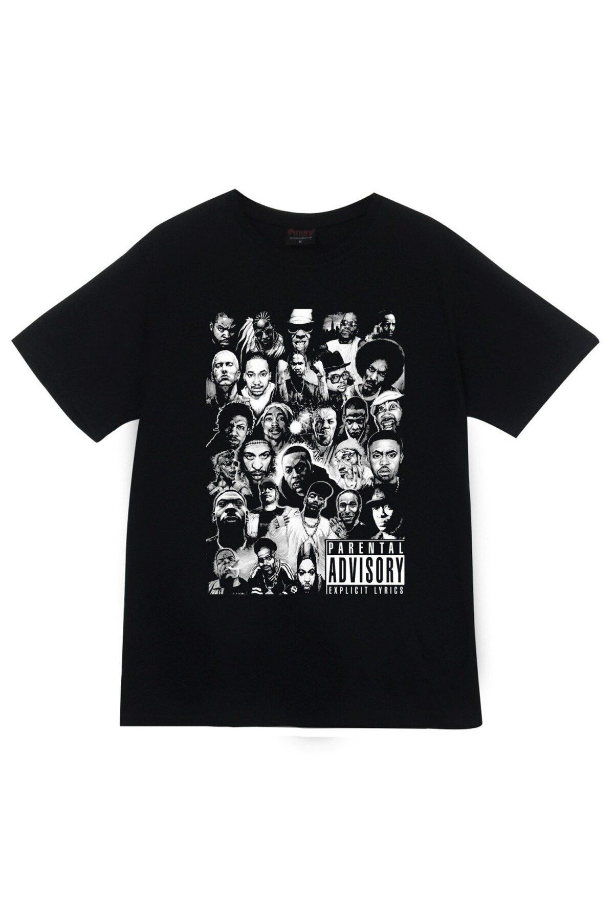 fame-stoned-Hip Hop Songs Parental Advisory Printed T-shirt 1