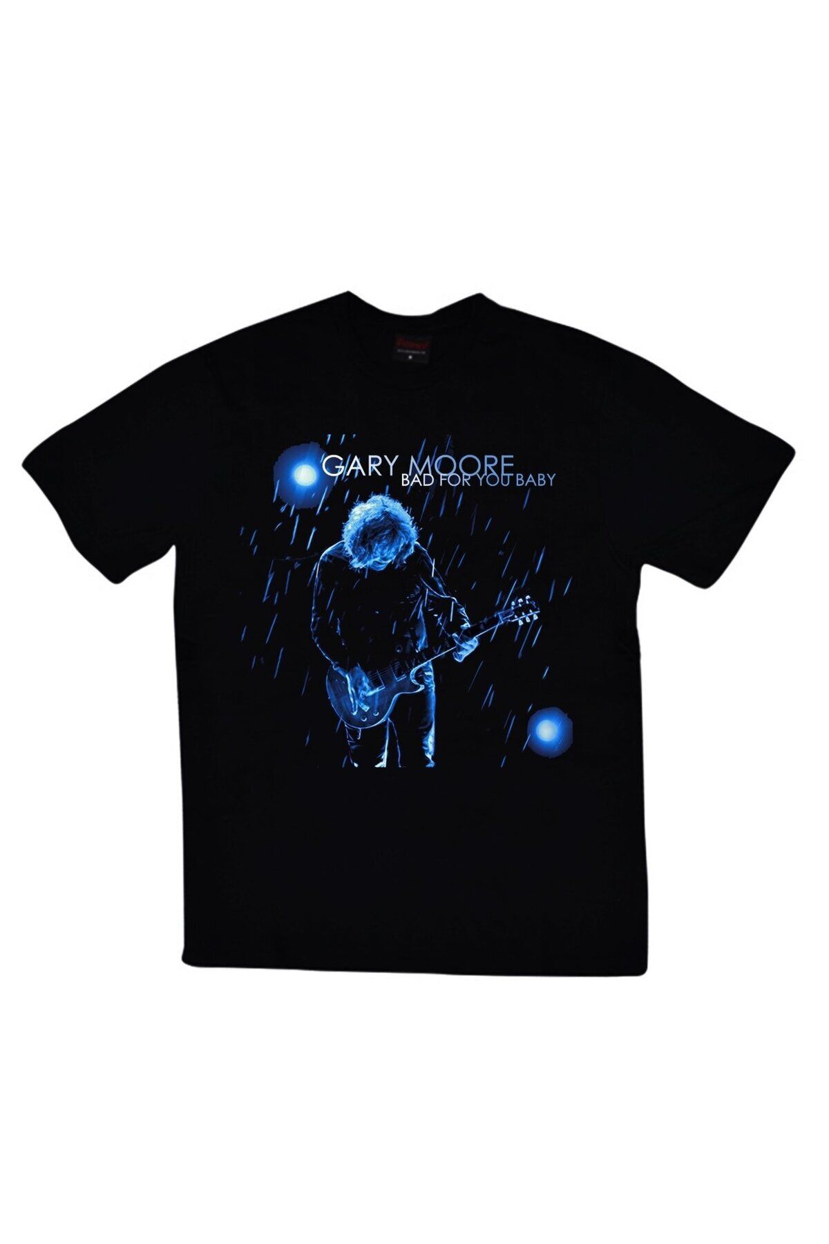 fame-stoned-Gary Moore Printed T-shirt 1