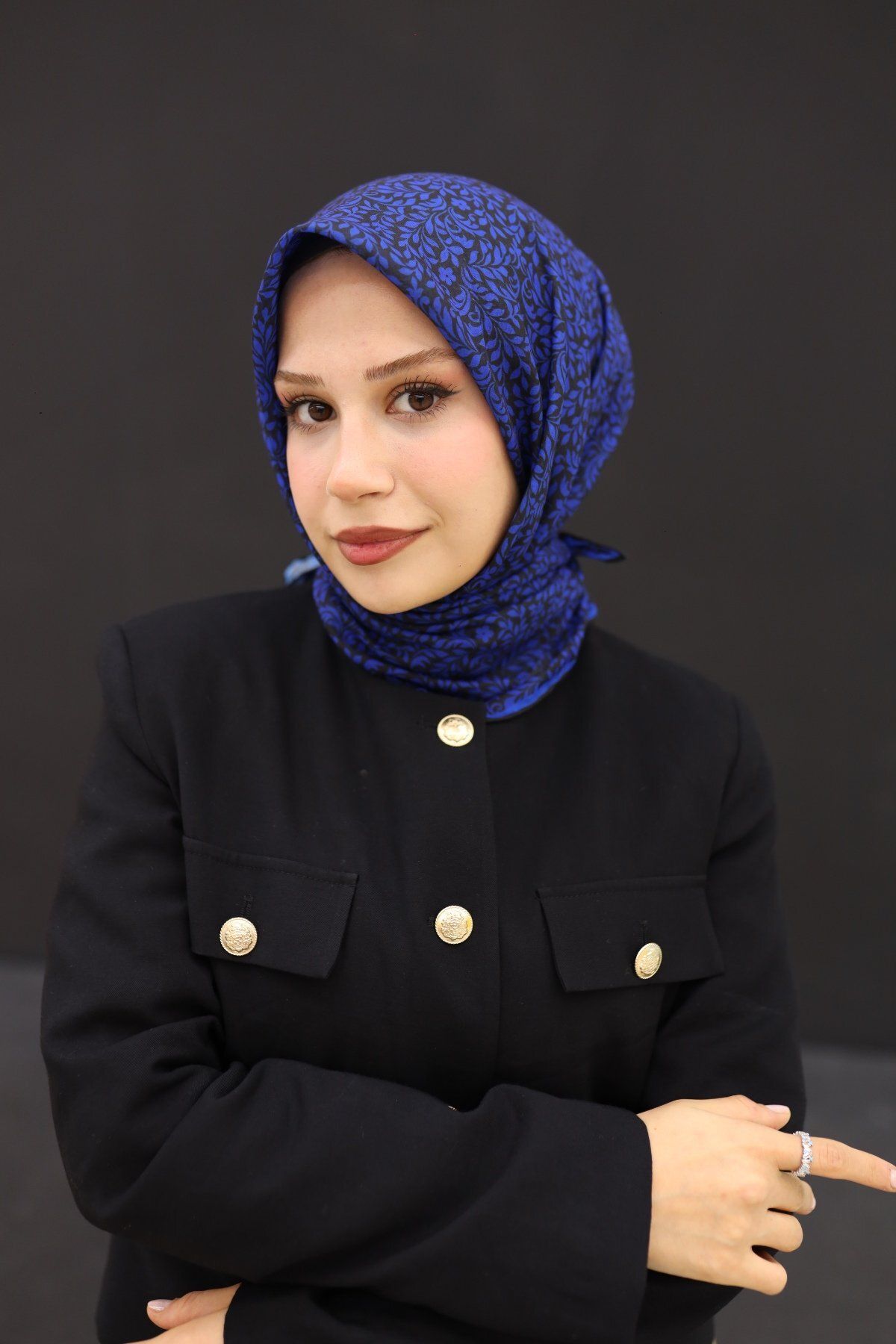 Silk Home-Çitlembik Pattern Soft Cotton Scarf 2