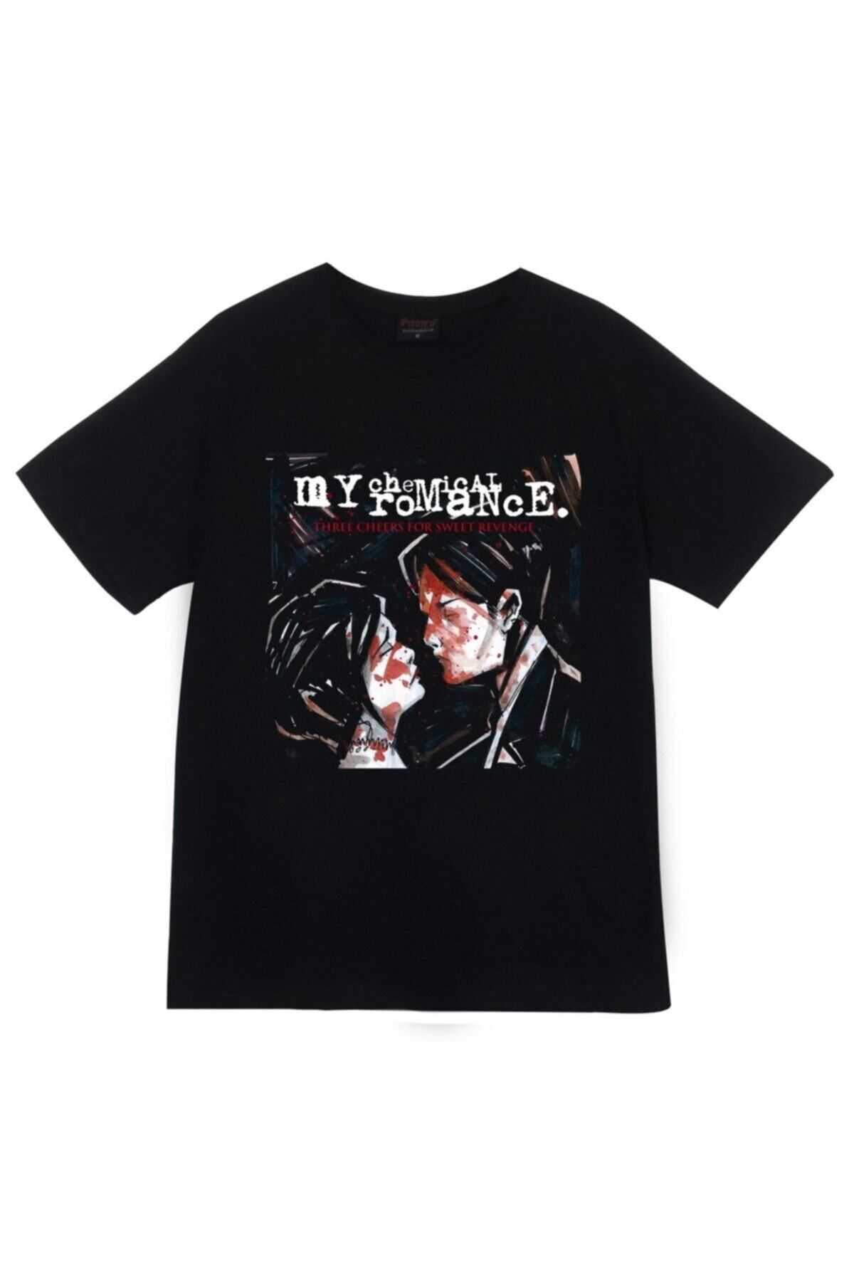 fame-stoned-Tricou unisex negru cu imprimeu My Chemical Romance 1