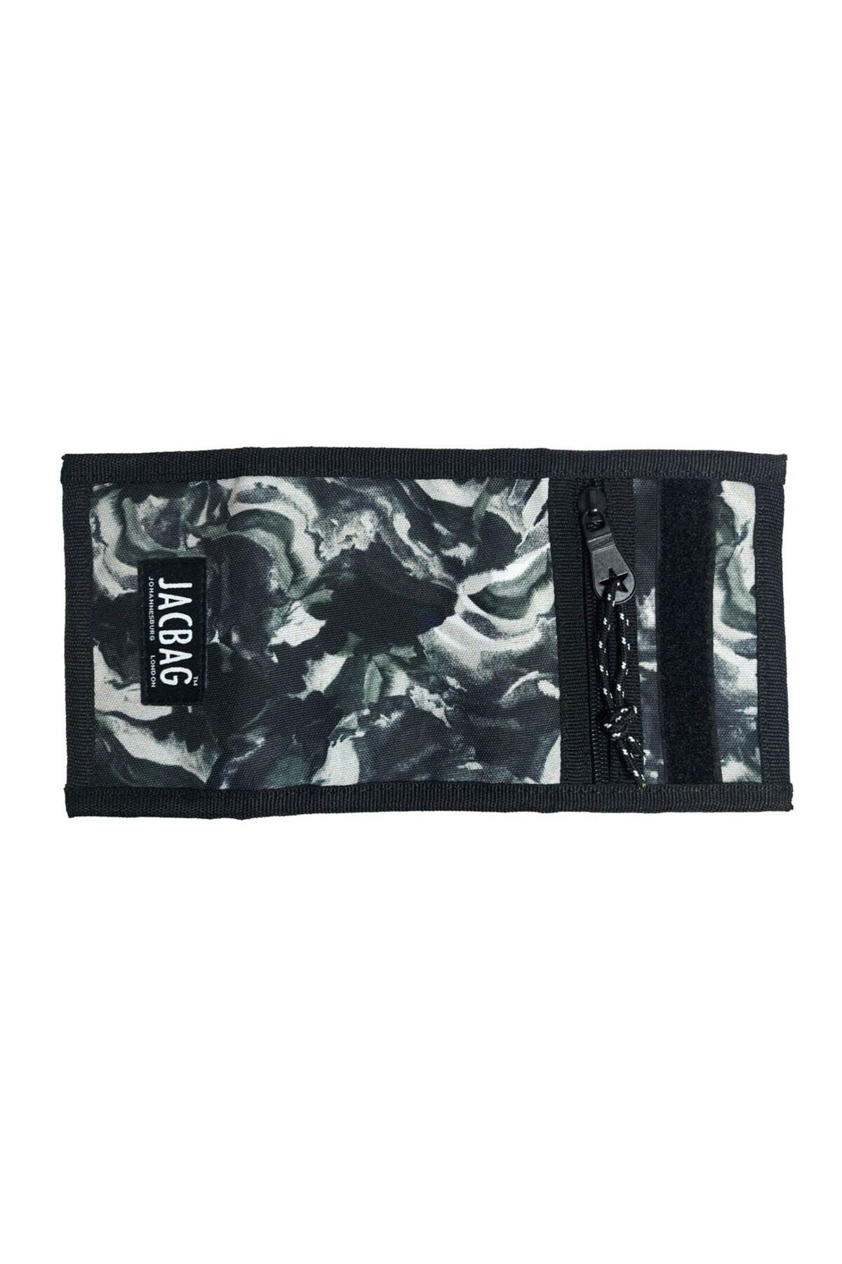 Jacbag-Smoky Grey/Black Velcro Wallet/Card Holder - Boy & Adult 2