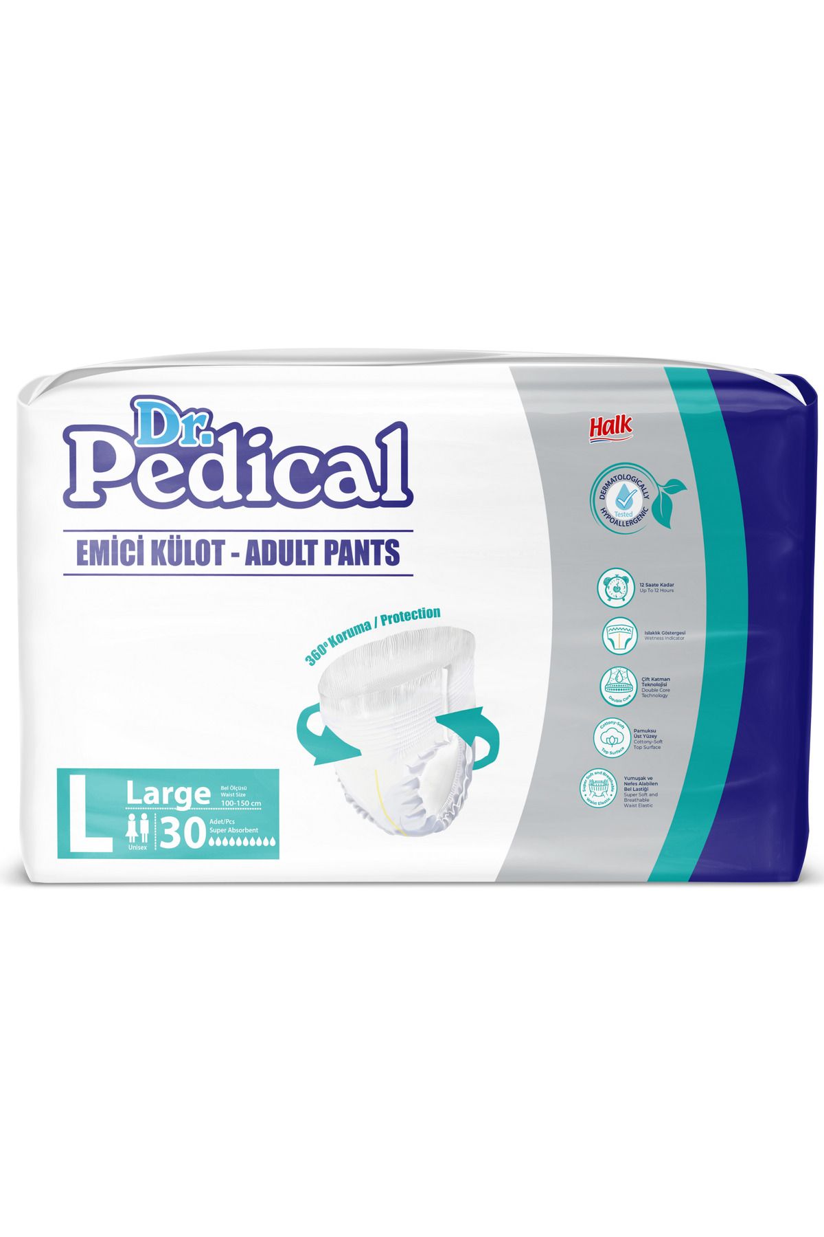 Dr.Pedical Emici Külot Large (L) Beden 30 Adet