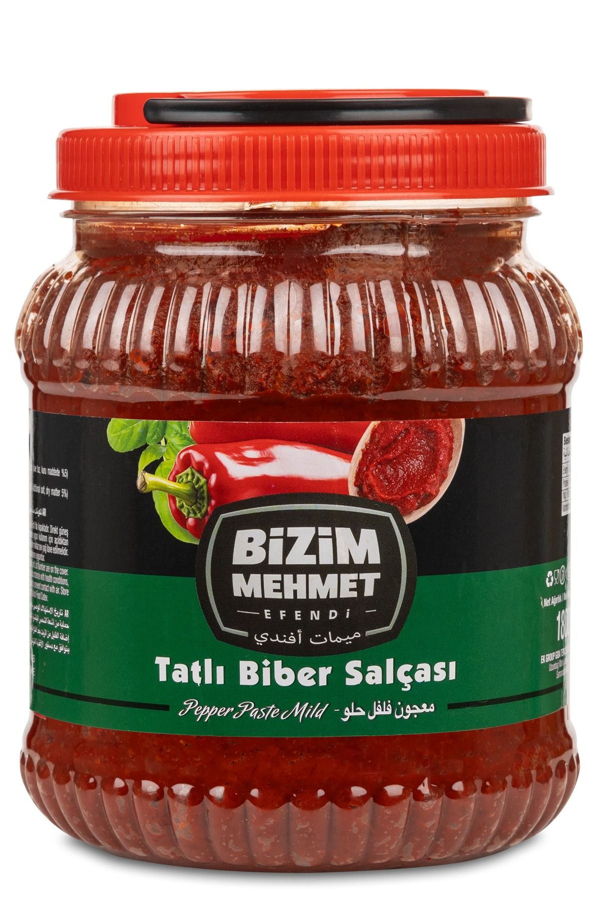 BİZİM MEHMET EFENDİ Tatlı Biber Salçası 1800gr