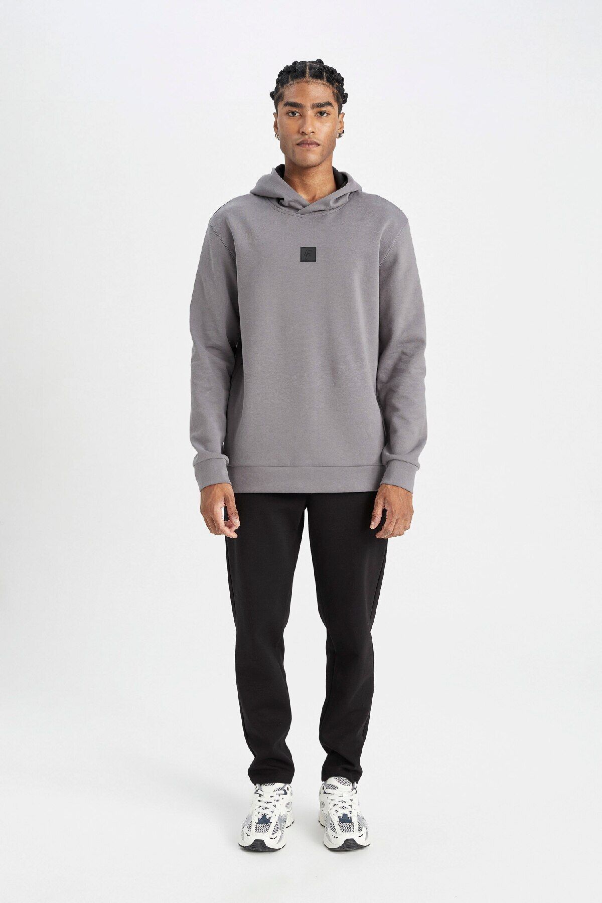 DeFacto-HooDeD StanDarD Fit Sports Sweatshirt - D0925AX24AU 2