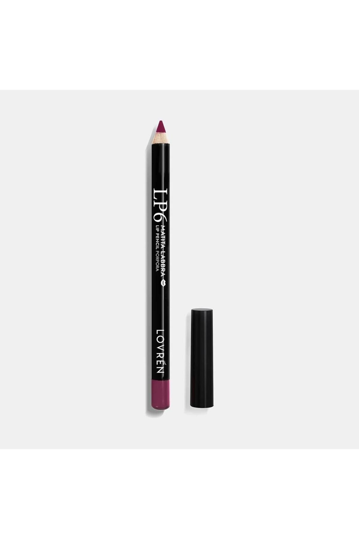 lovren LP6 Lip Pencil Purple Mor Dudak Kalemi