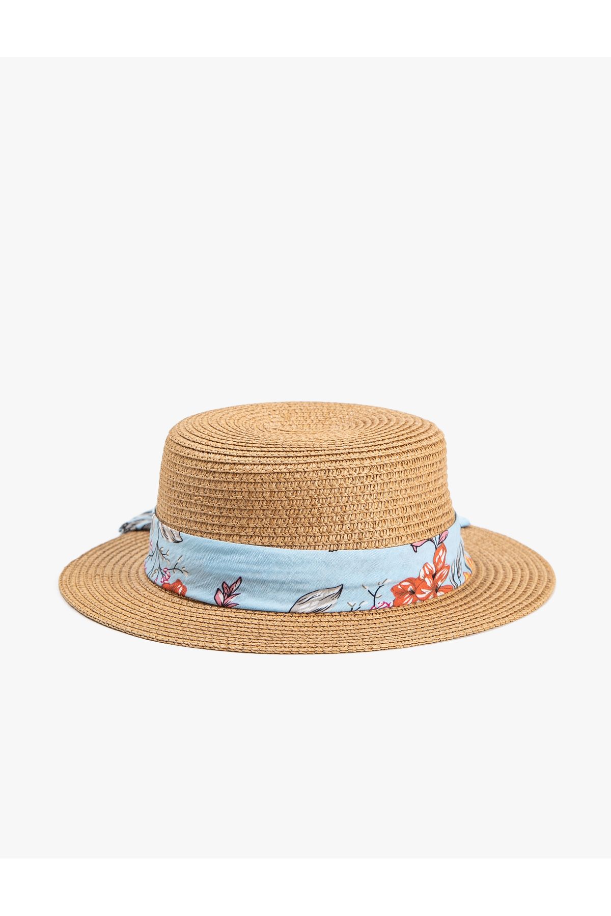Koton-Trilby Straw Hat with Ribbon Detail 1