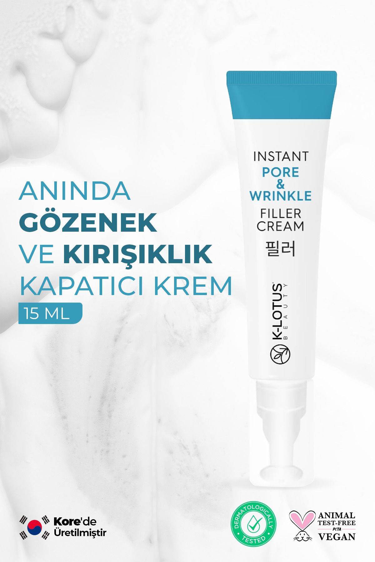 K-Lotus Beauty Anında Gözenek ve Kırışıklık Kapatıcı Krem 15ML