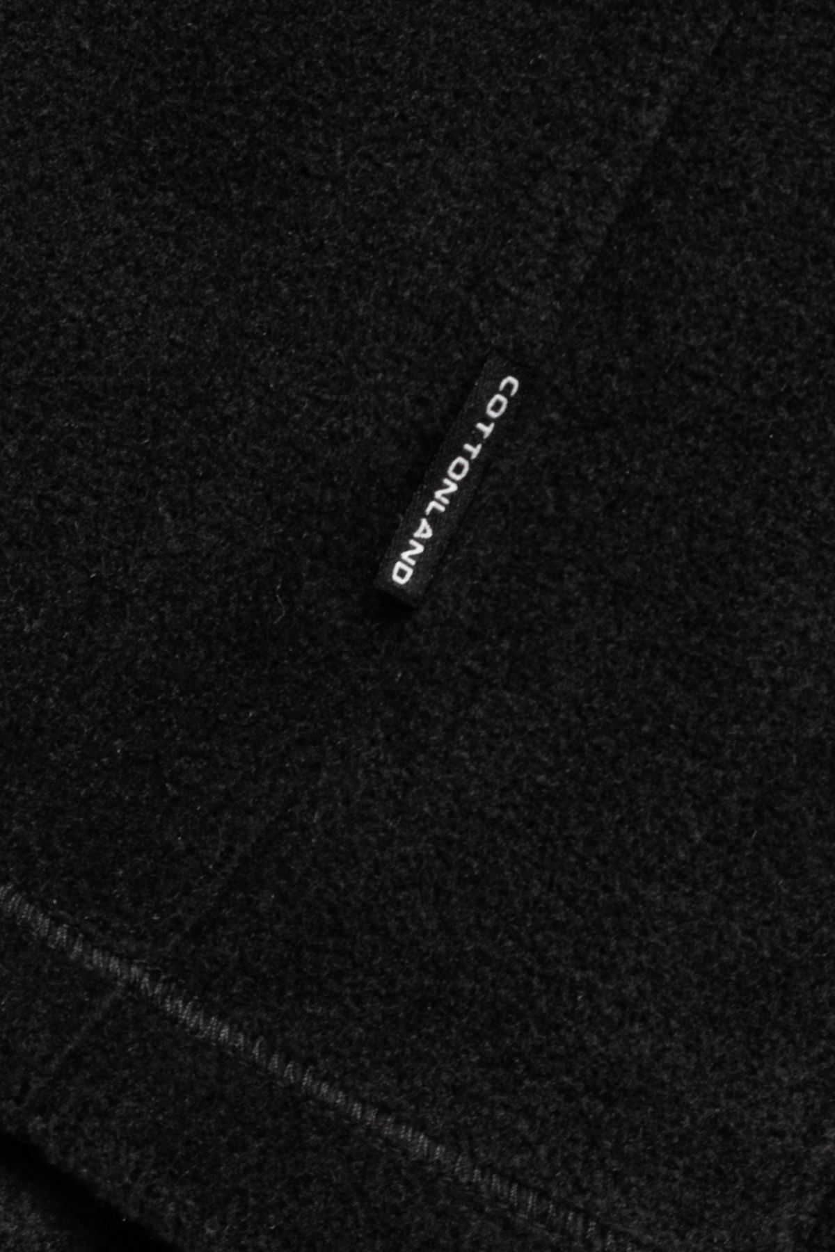 Cottonland-Women's MARISOL Regular Cut Hooded Fleece Jacket BLACK 7
