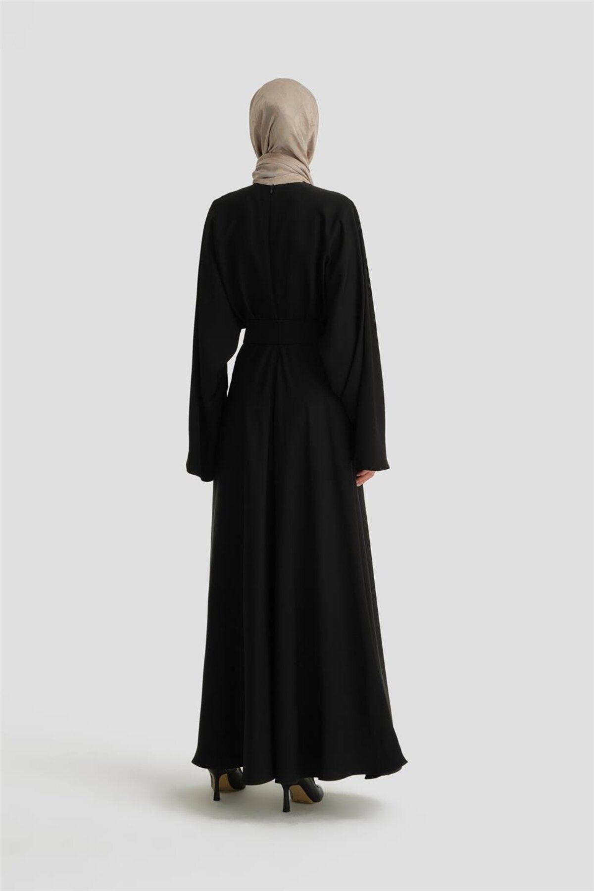 Armine-Black Thick Belt Dress - 24K9905 4