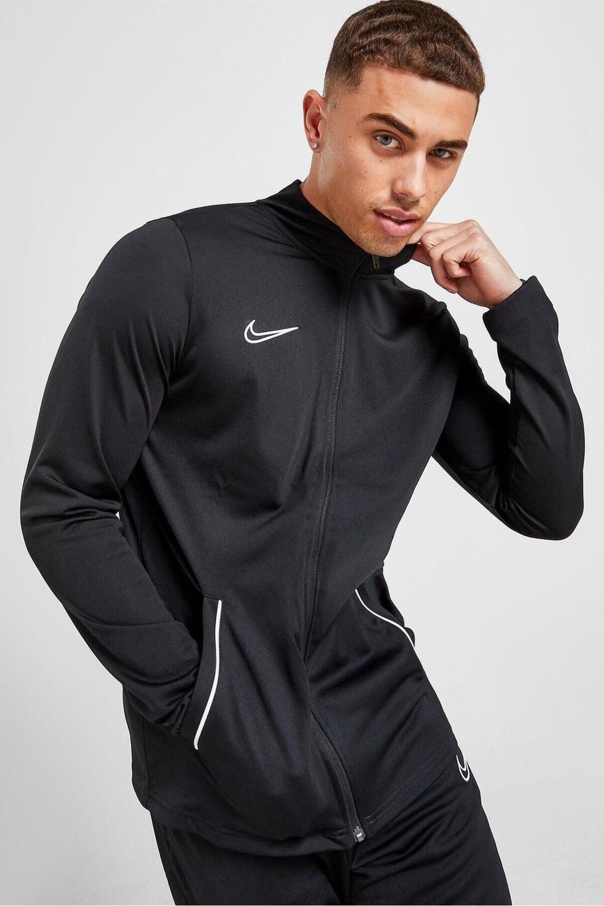 Nike-Dri-Fit Academy 21 TrackSuit Black Men's Tracksuit Set 2