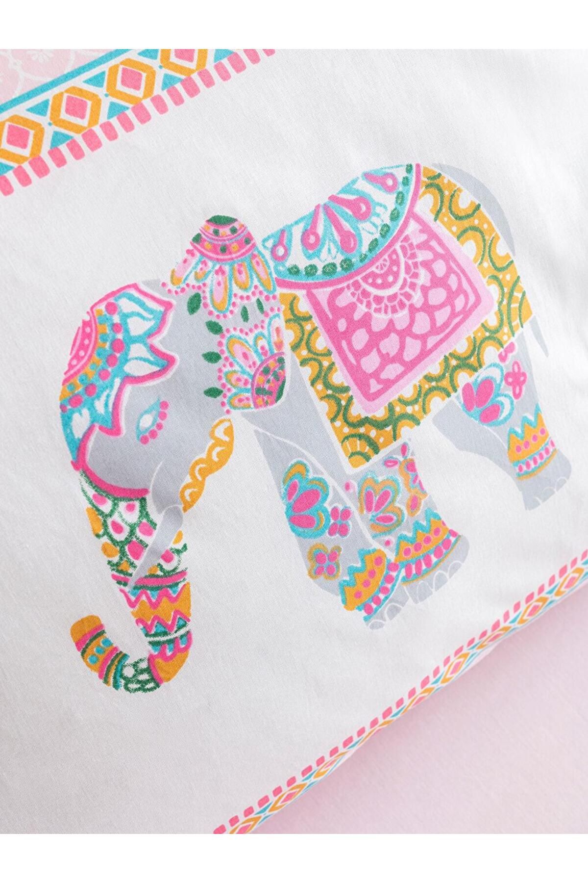 LC Waikiki-Lcw Home Elephant Patterned Double Pique Set (S4) 4
