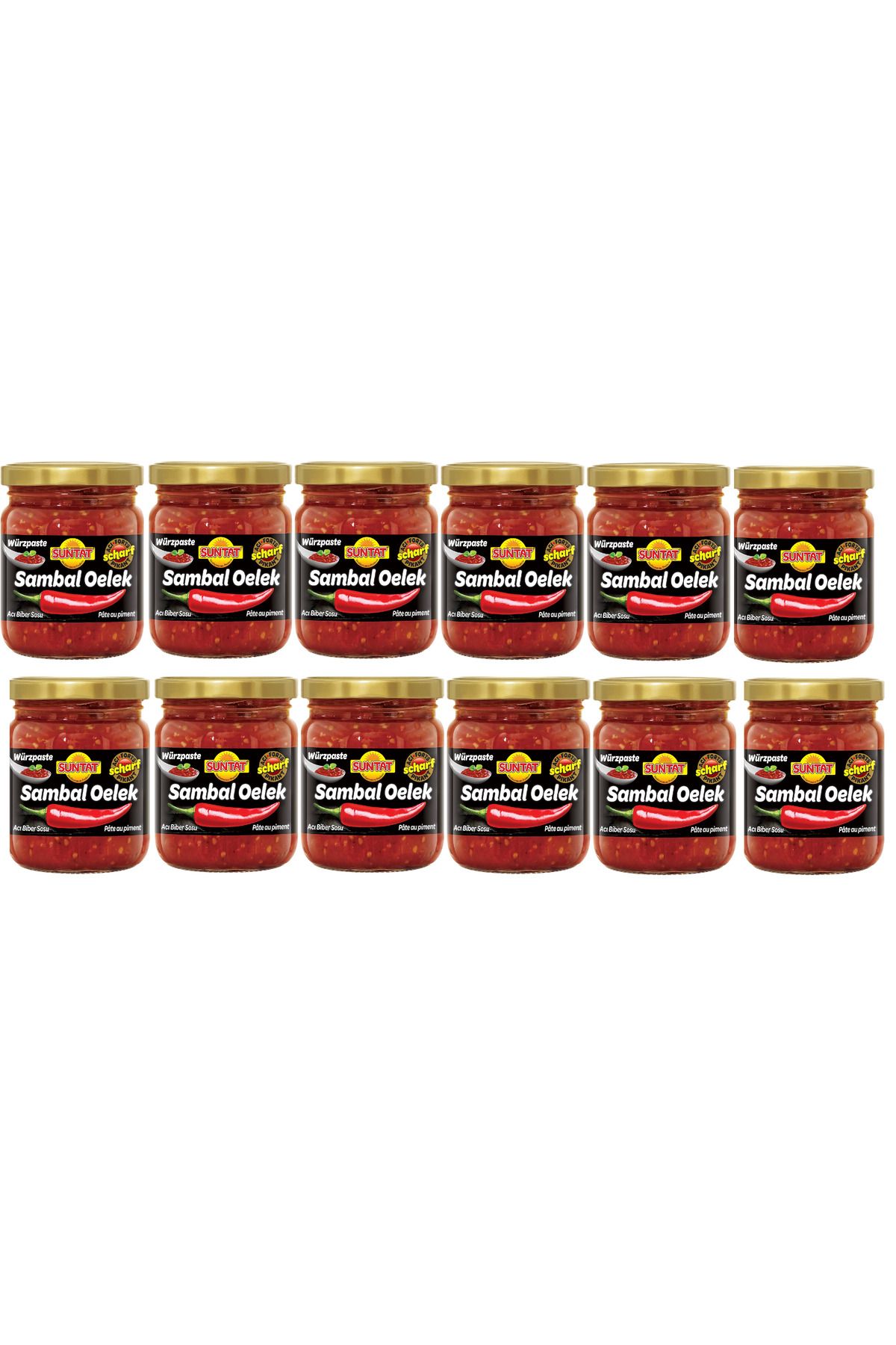 Suntat Sambal oelek acı sos 12 li