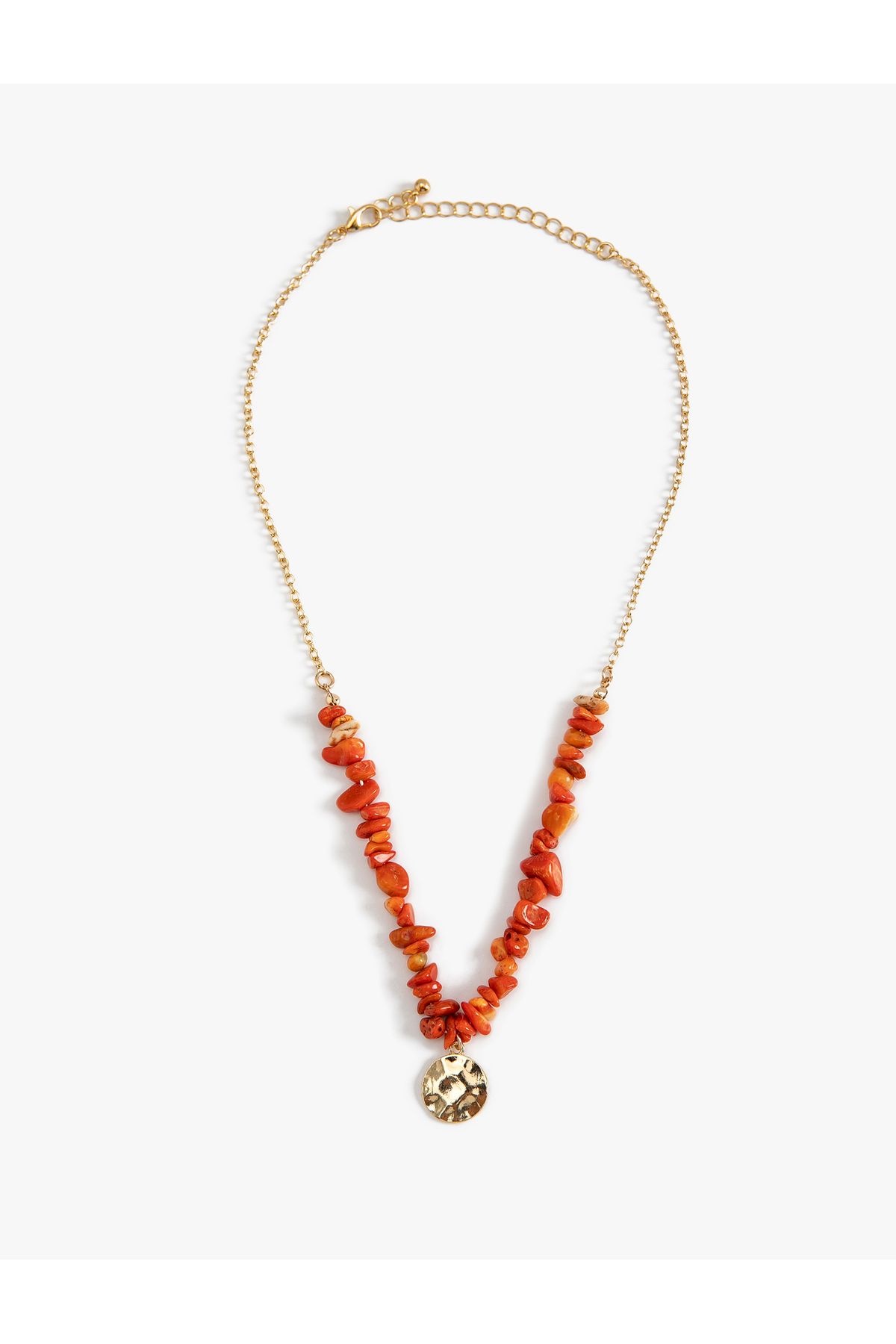 Koton-Charm Detailed Stone Necklace 1