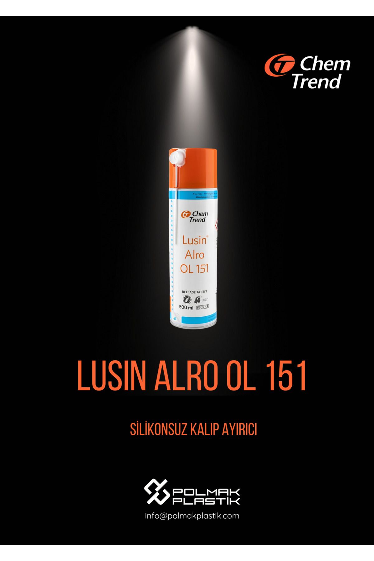 Lusin ALRO OL 151 Termoplastik Reçinelerin İşlenmesi için Silikonsuz Çok Amaçlı Kalıp Ayırıcı