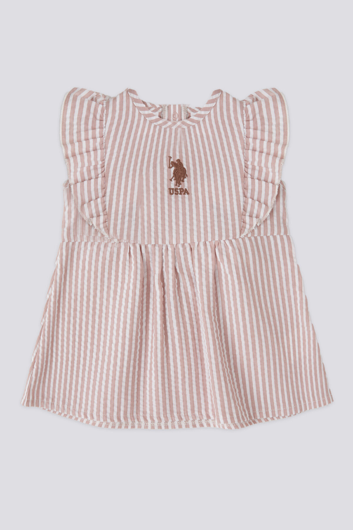 U.S. Polo Assn. U.S. Polo Assn Kız Bebek Elbise Vizon