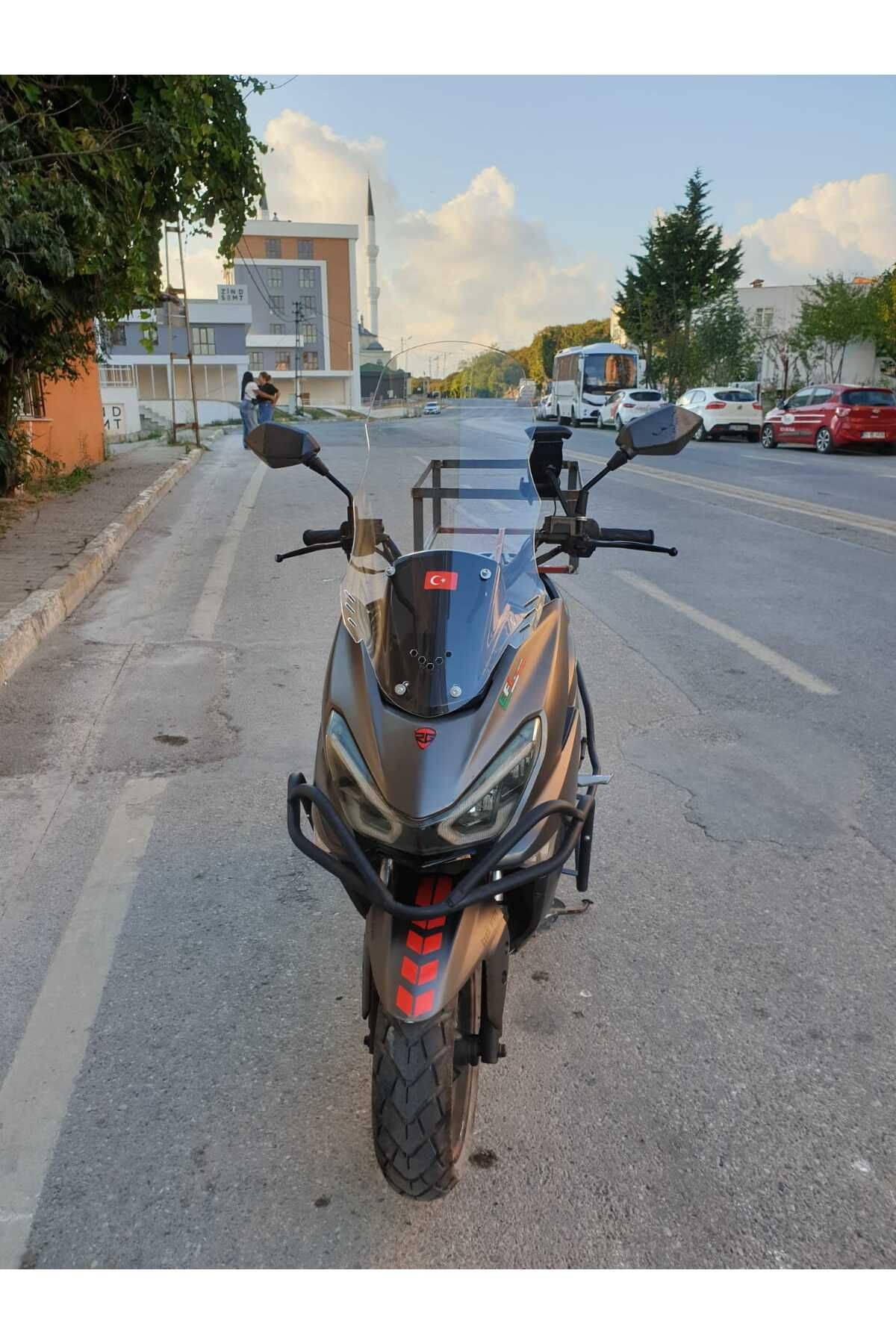 RKS Newlight 125 Siperlik Ön Cam 2021-2022 Model 55cm Şeffaf Renkli 4mm PRO MODELE UYMAZ