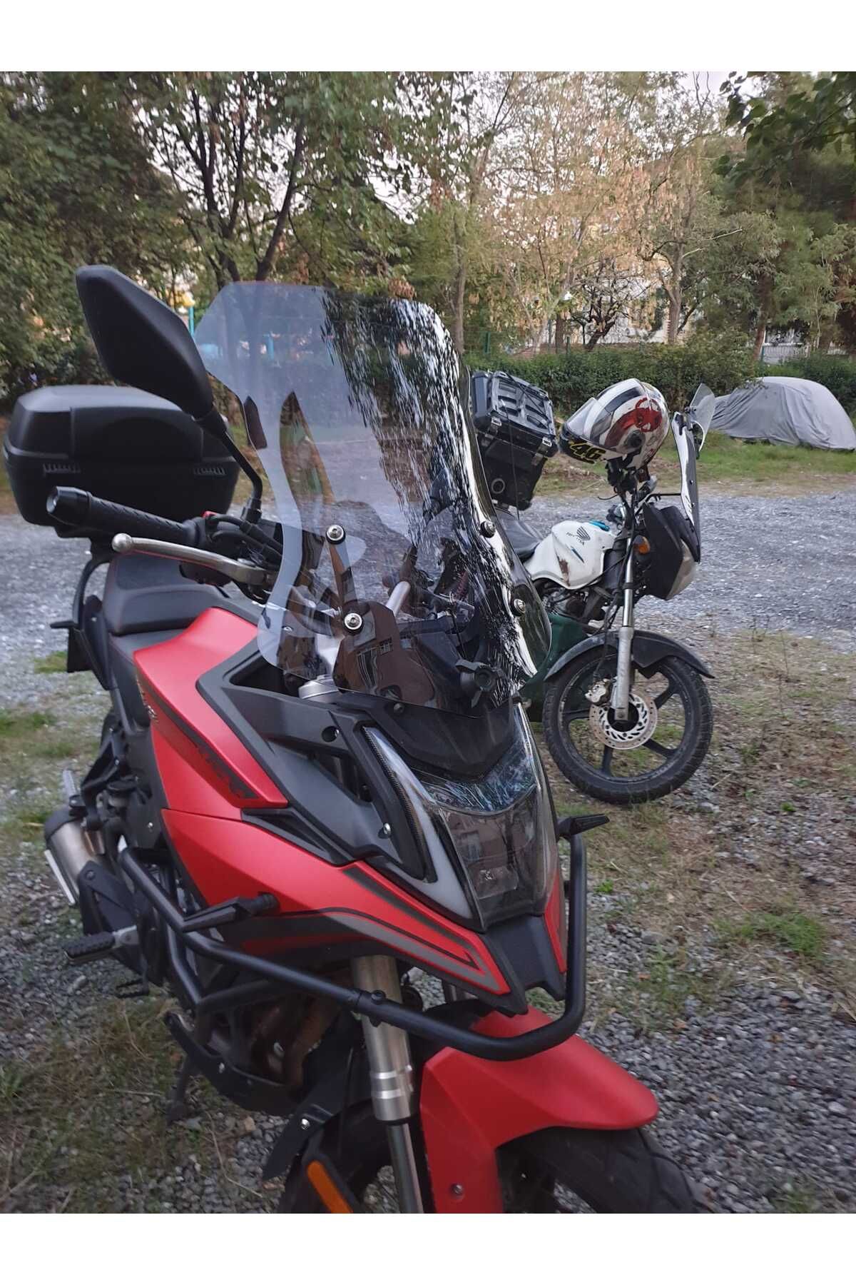 Voge DS 500 Siperlik Ön Cam 2021-2025 Model 55cm Füme Renkli 4mm